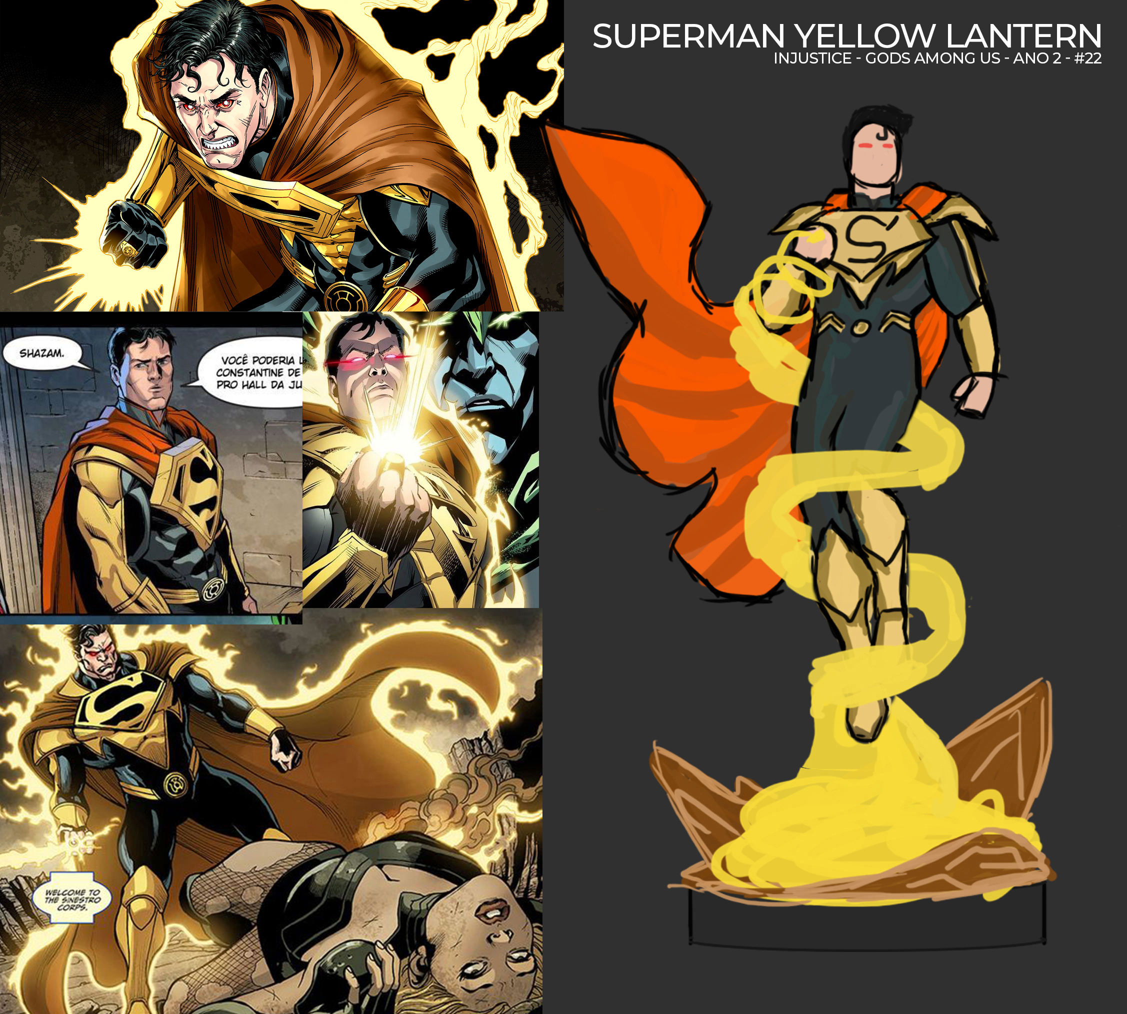 superman yellow lantern