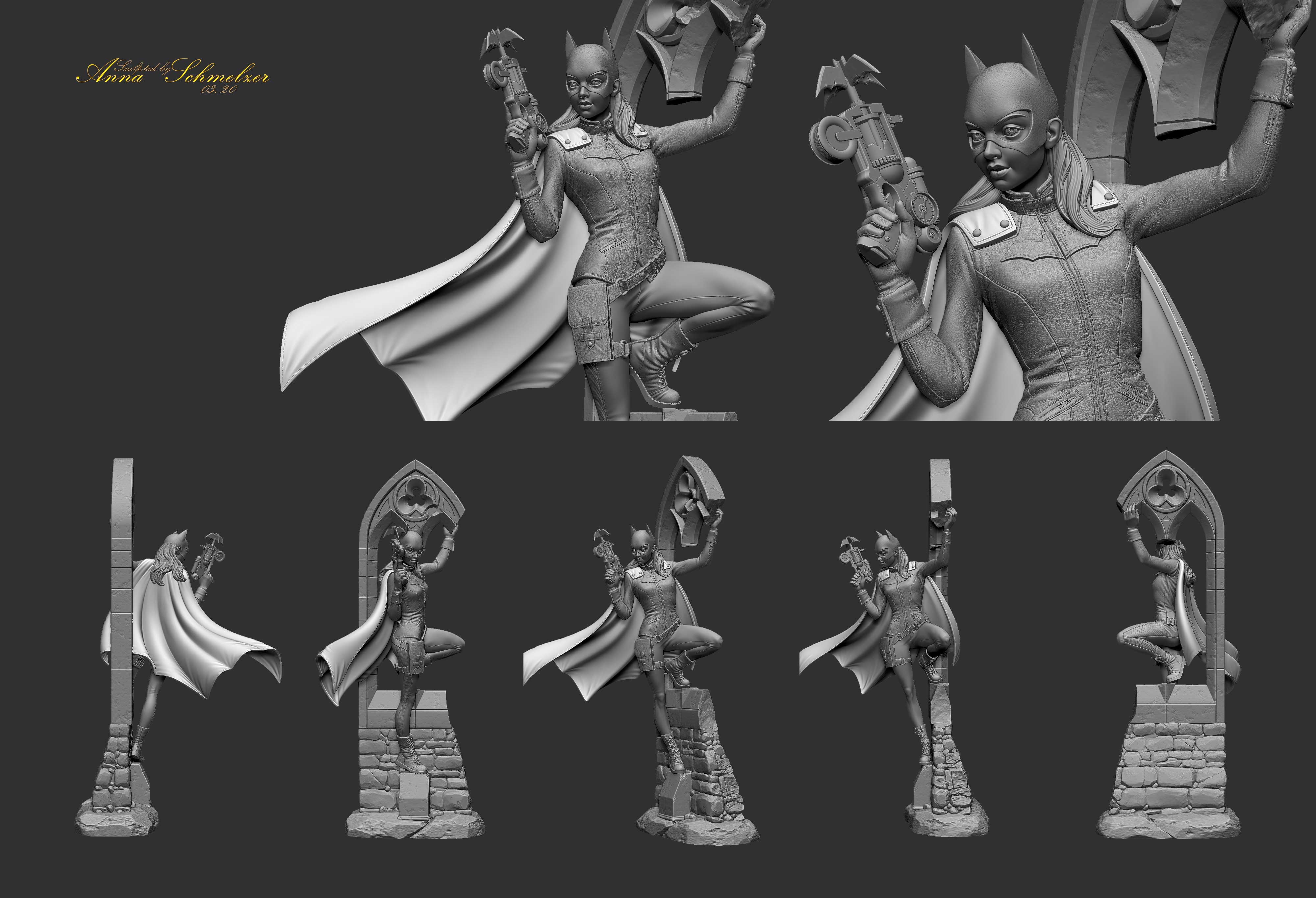 ZBrush_Batgirl_DC_Comic_Collectible_Anna_Schmelzer_Vertexschool