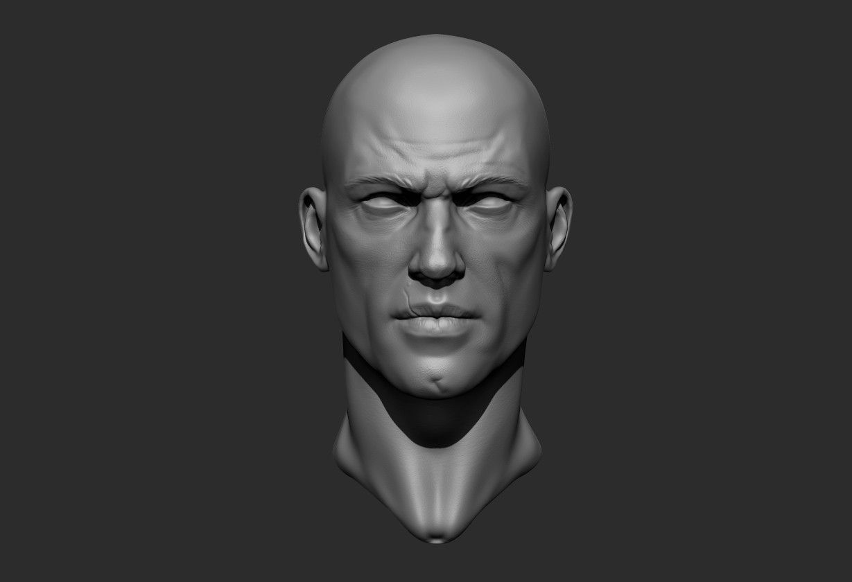 ArtStation - Head sculpt - Zbrush 2019