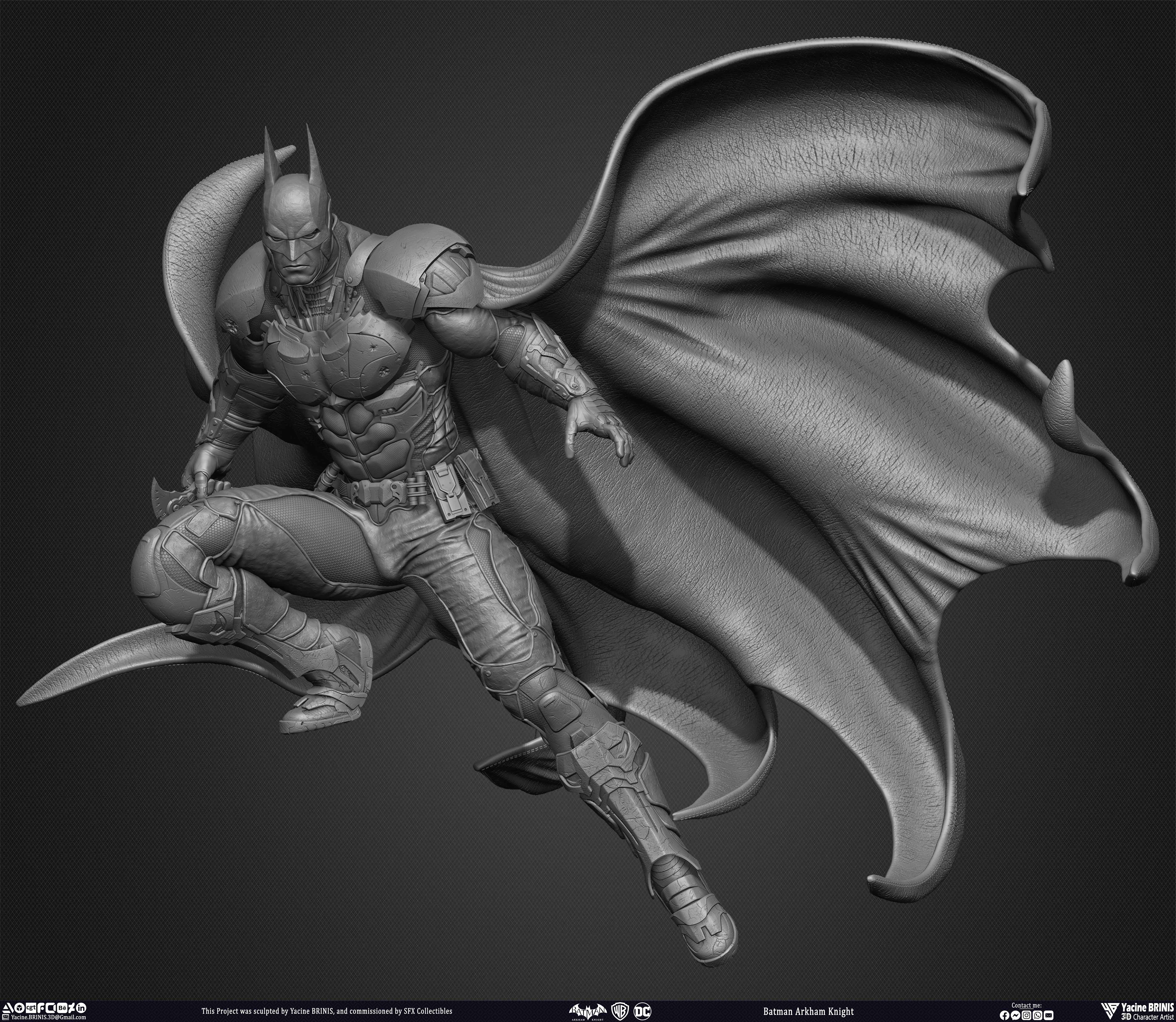 Batman Arkham Knight Worner Bros Vol 03 Sculpted by Yacine BRINIS 007