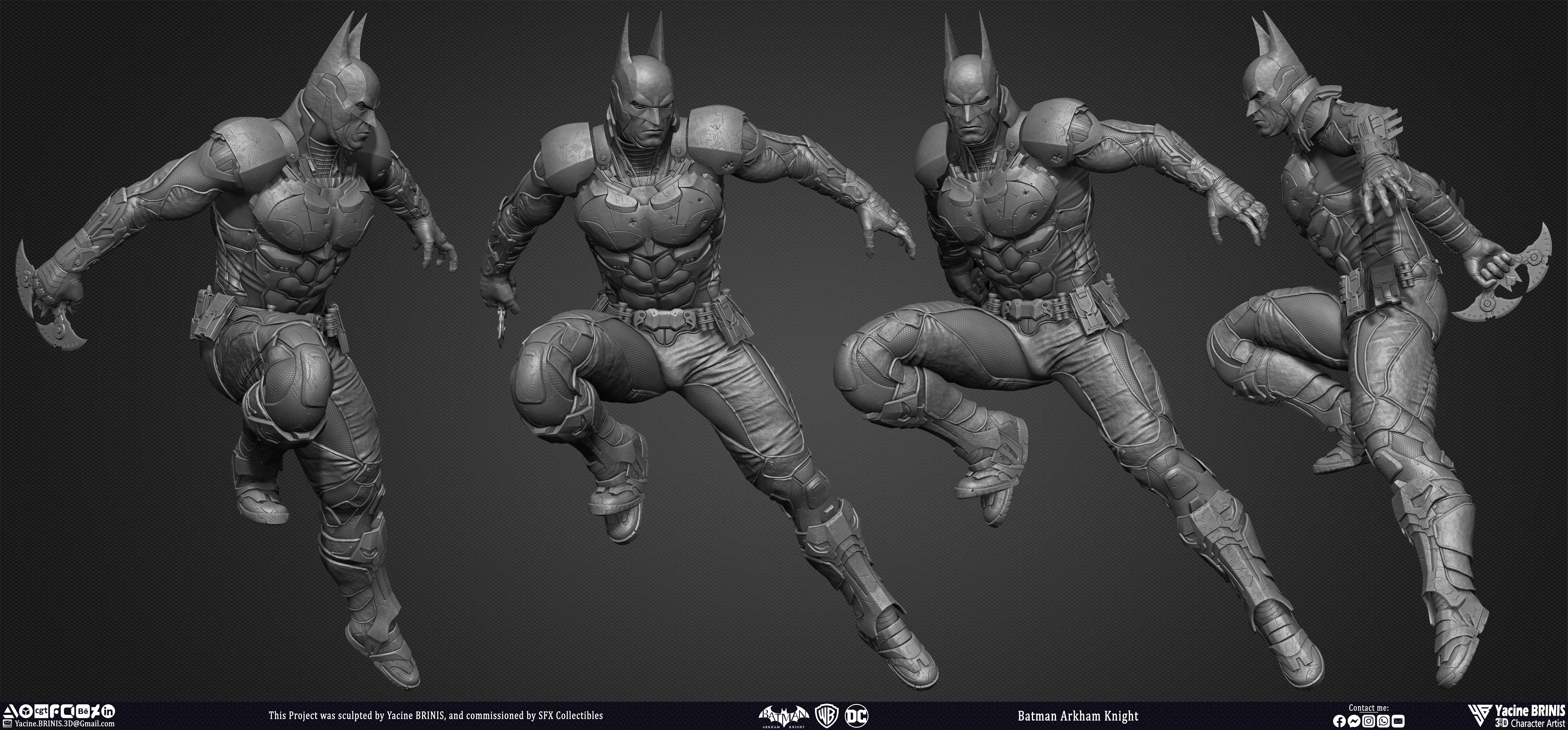 Batman Arkham Knight Worner Bros Vol 03 Sculpted by Yacine BRINIS 001