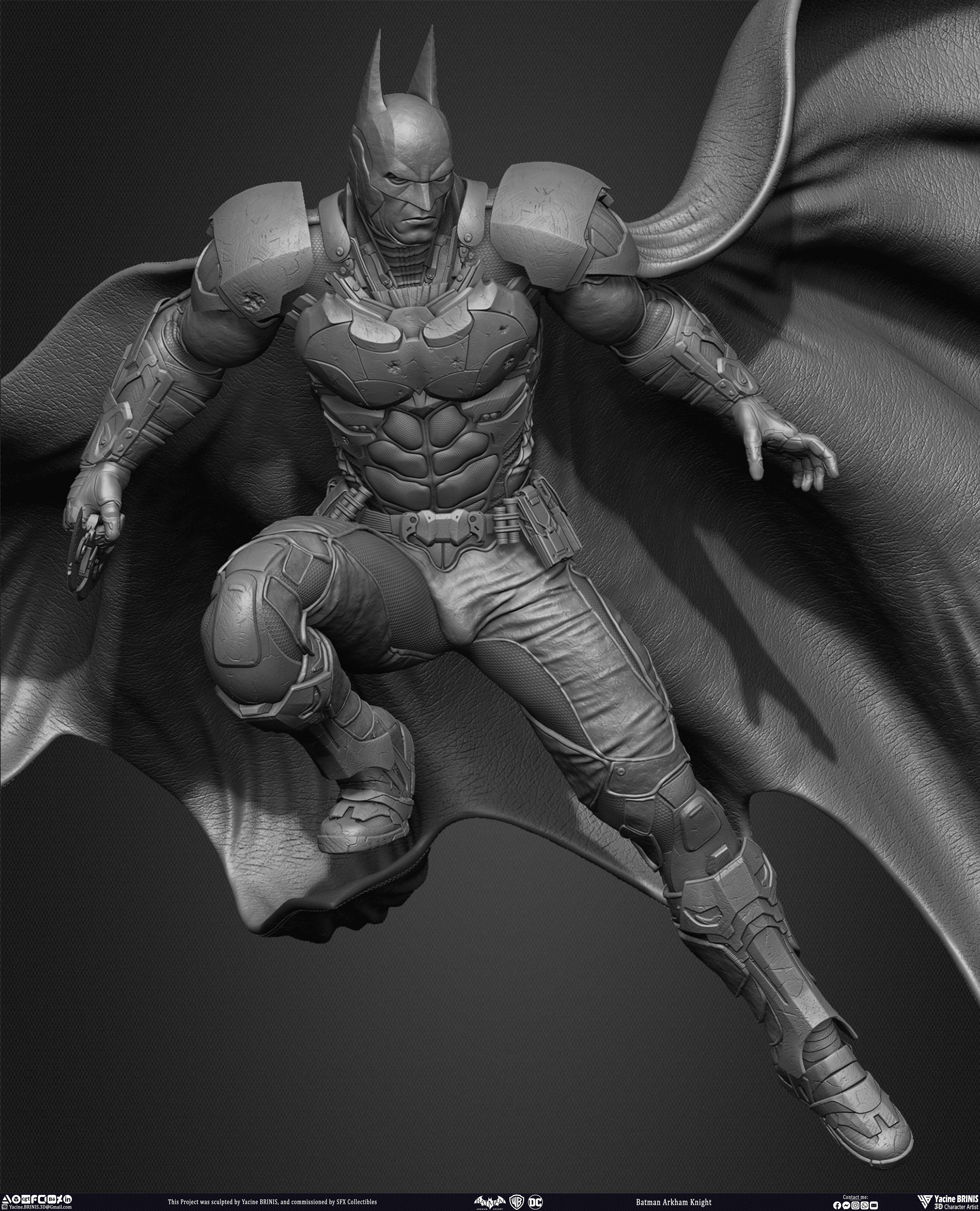 Batman Arkham Knight Worner Bros Vol 03 Sculpted by Yacine BRINIS 011