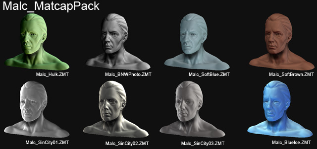 Malc_MatcapPack