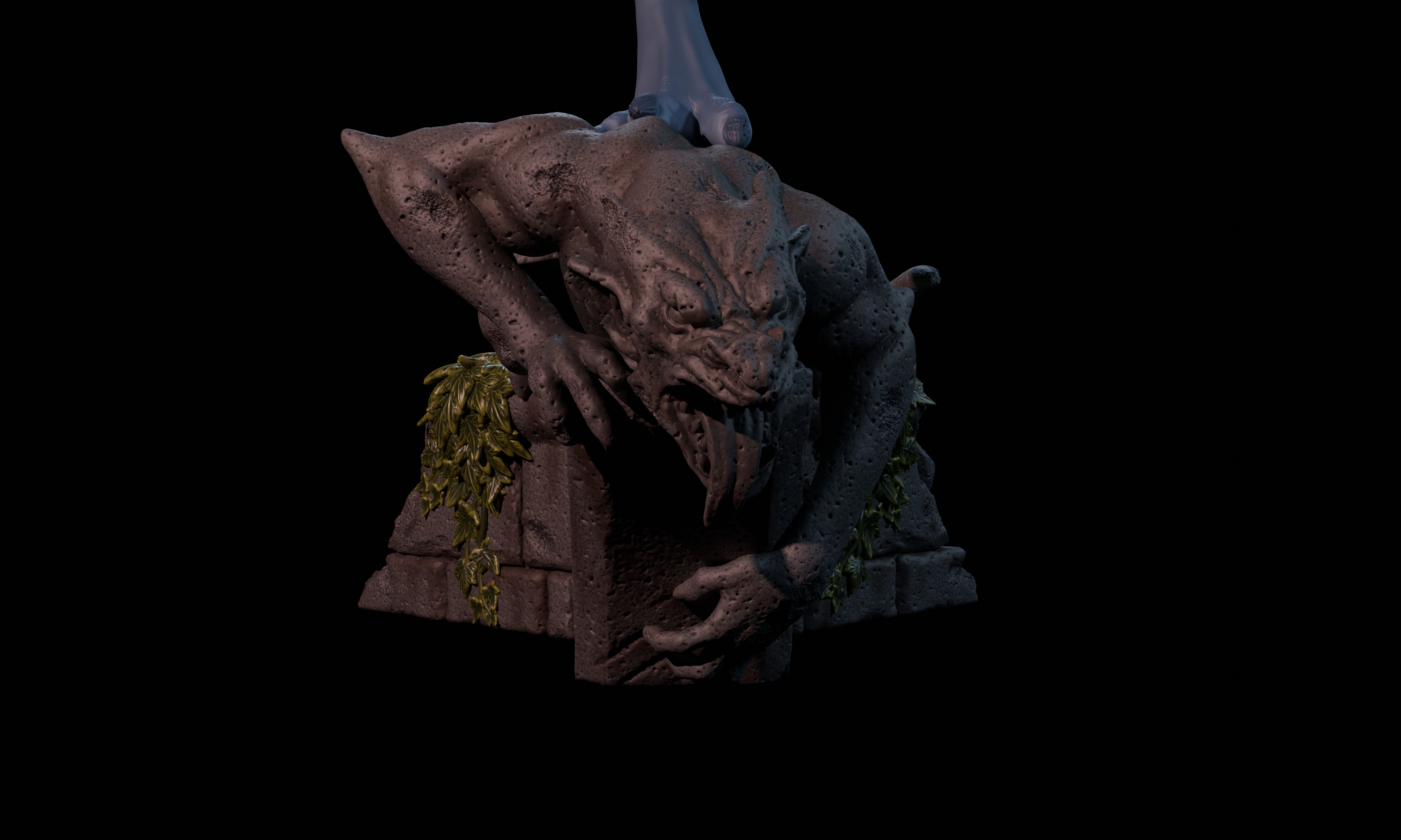 Demona Gargoyleblackground frontfar