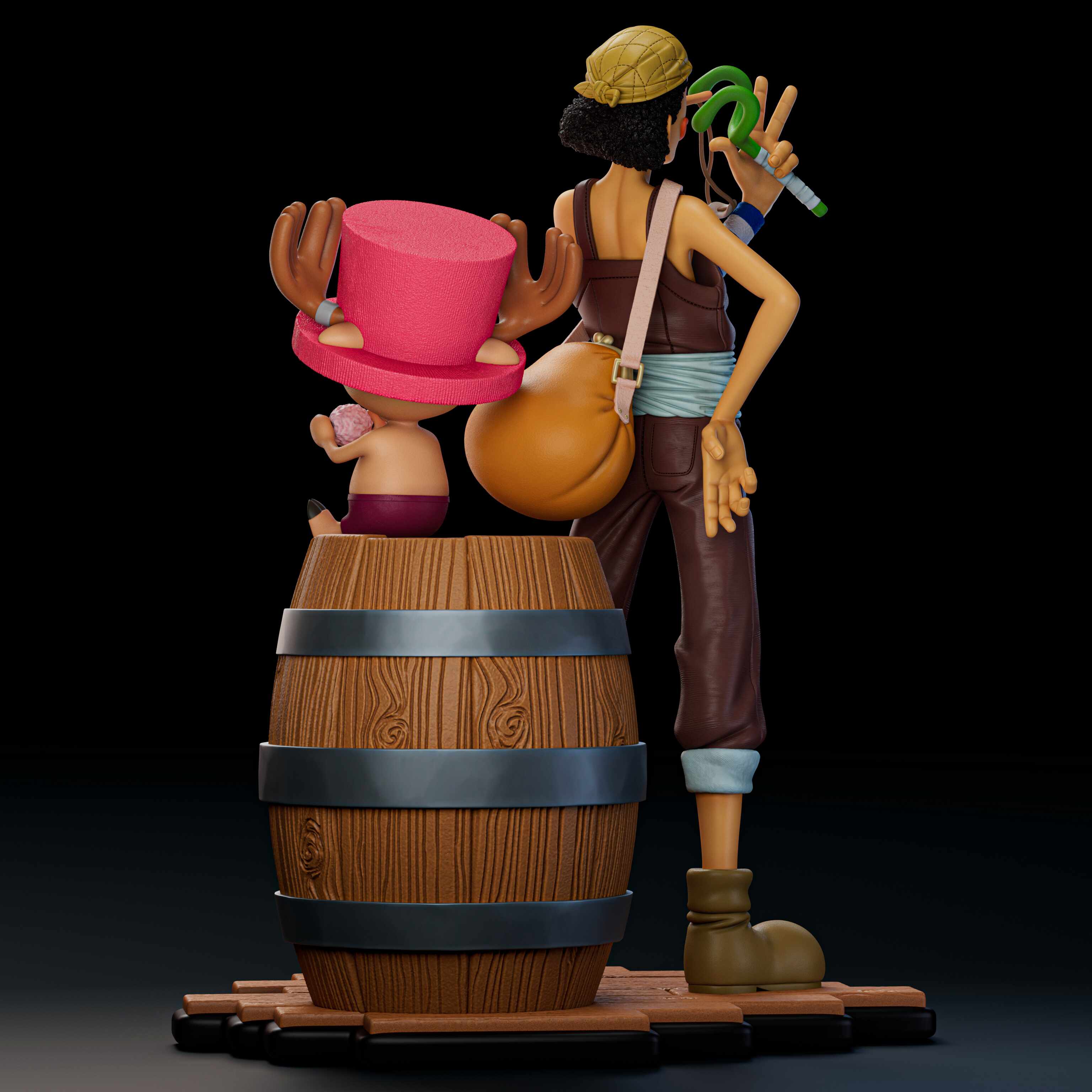 Juan Francisco Sanchez Diaz_Usopp_and_Chopper_render03