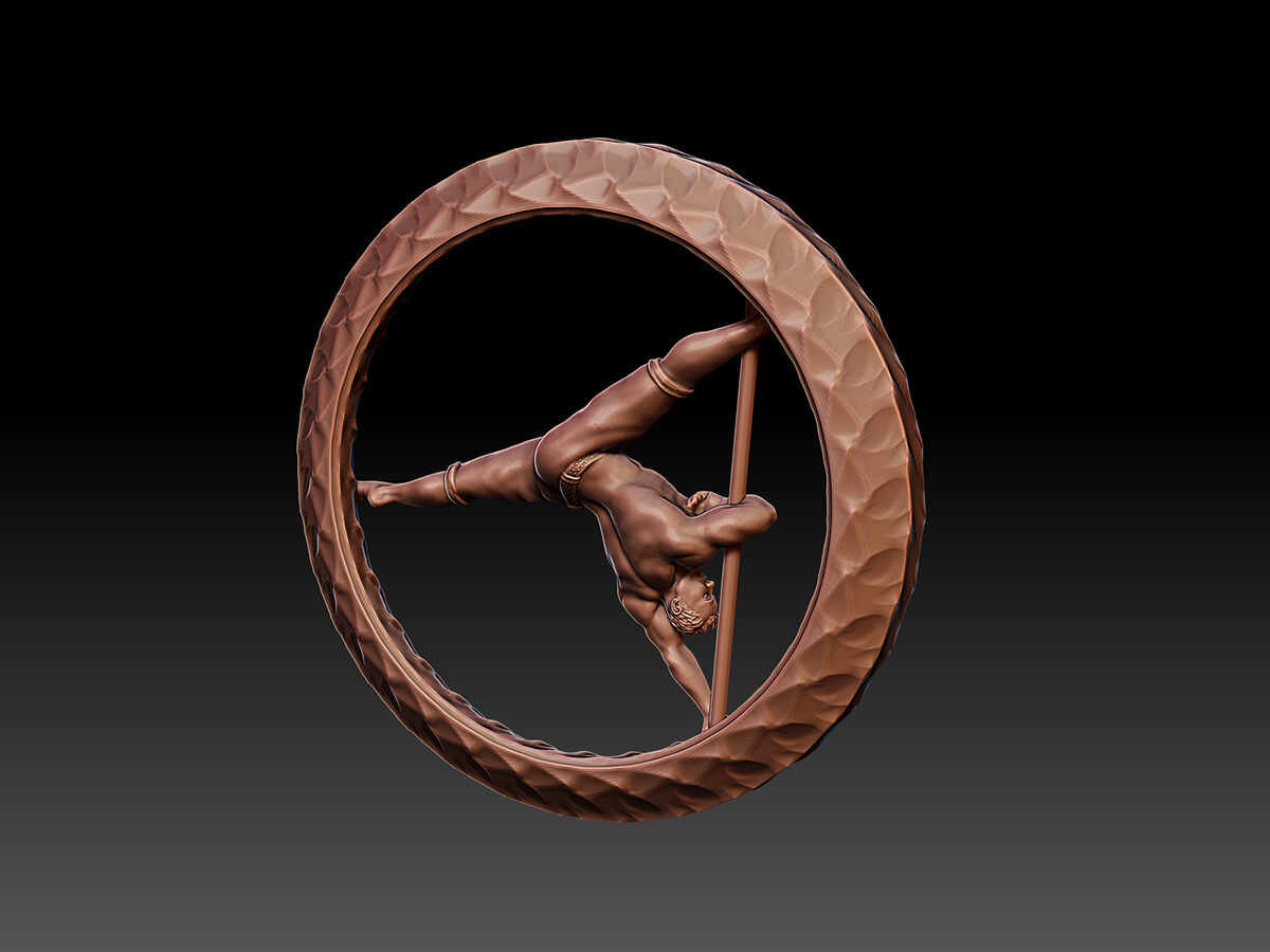 Pole-Dancer_O-Ring - Sculpture 3