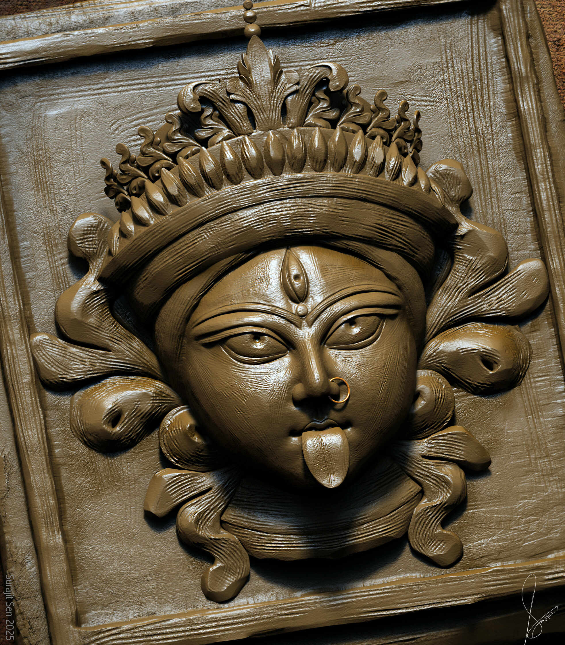 Kali_Digital_Sculpture_Surajit_Sen_Oct2025 AA