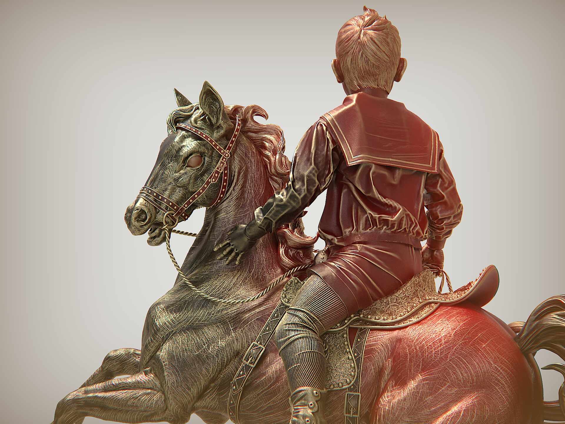 Rider-Boy by Darya Girina sculpting.239