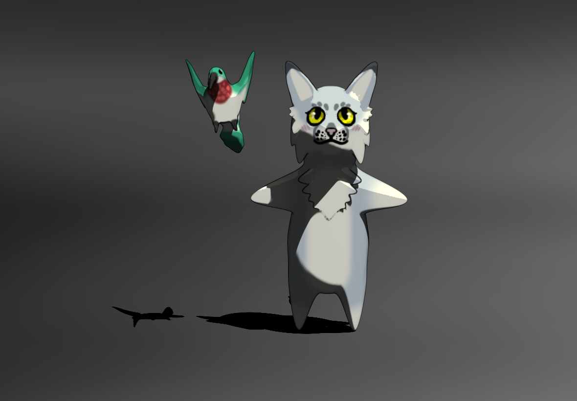 Winter and Aventurine from the front