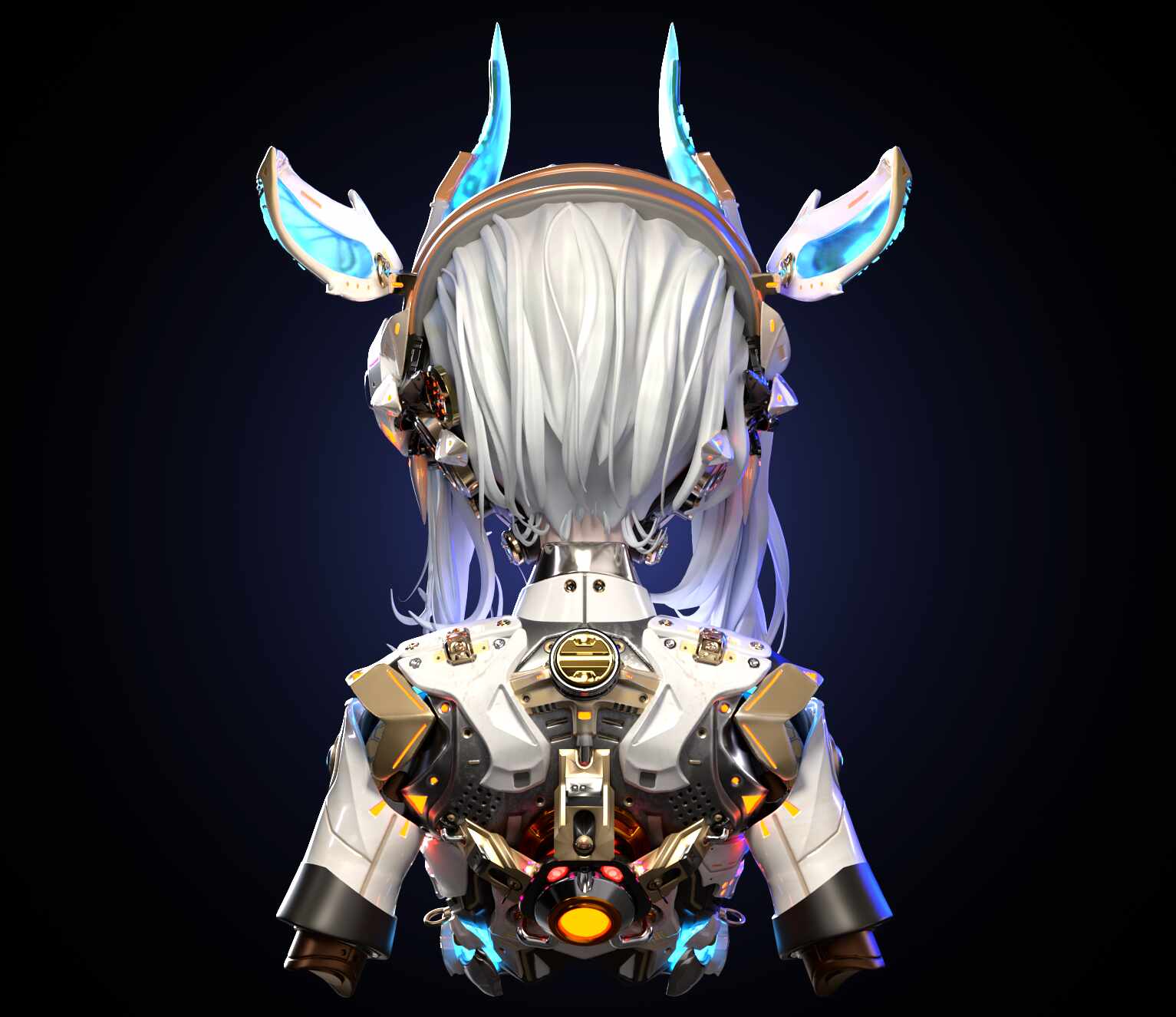 Cyber Bunny Render 3