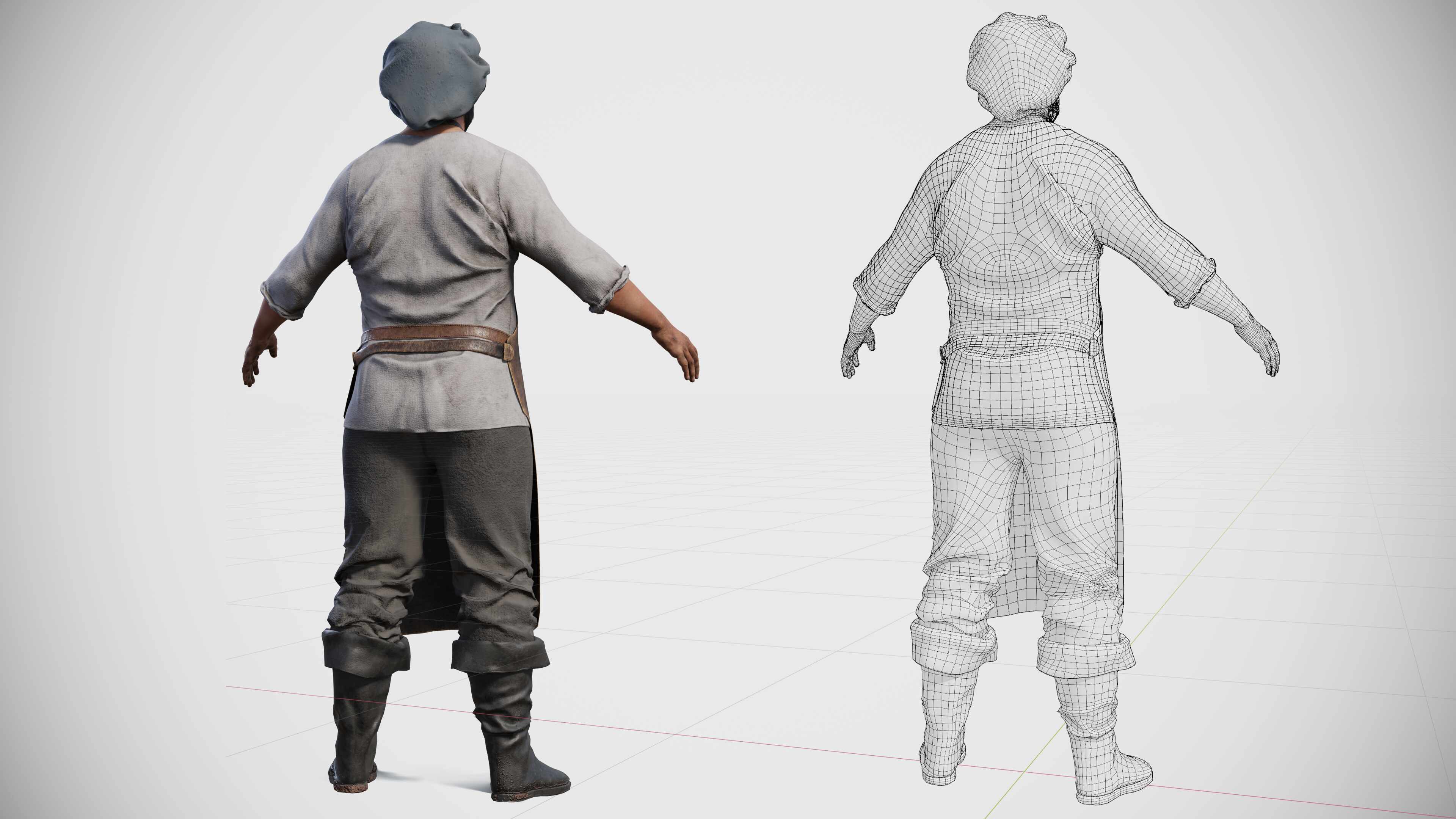 Blacksmith_Tpose_Back