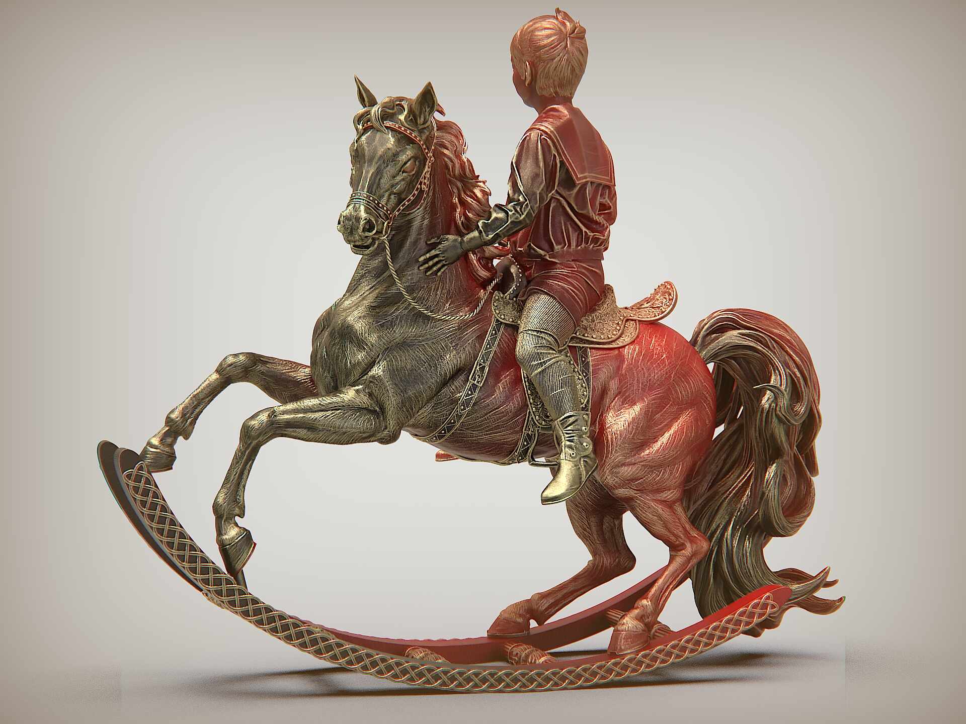 Rider-Boy by Darya Girina sculpting.240