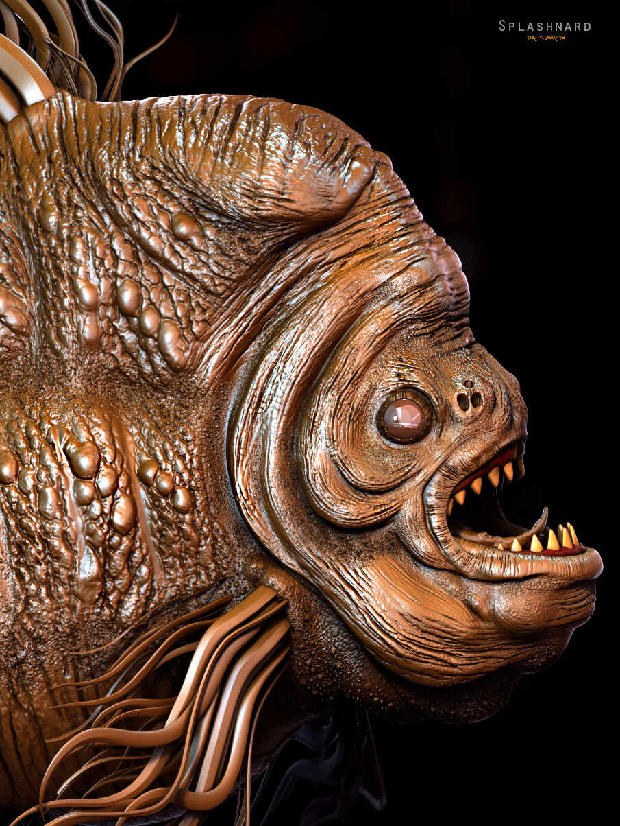 Splashnard_Creature_Digital_SCulpture_SurajitSen_Aug2024_3