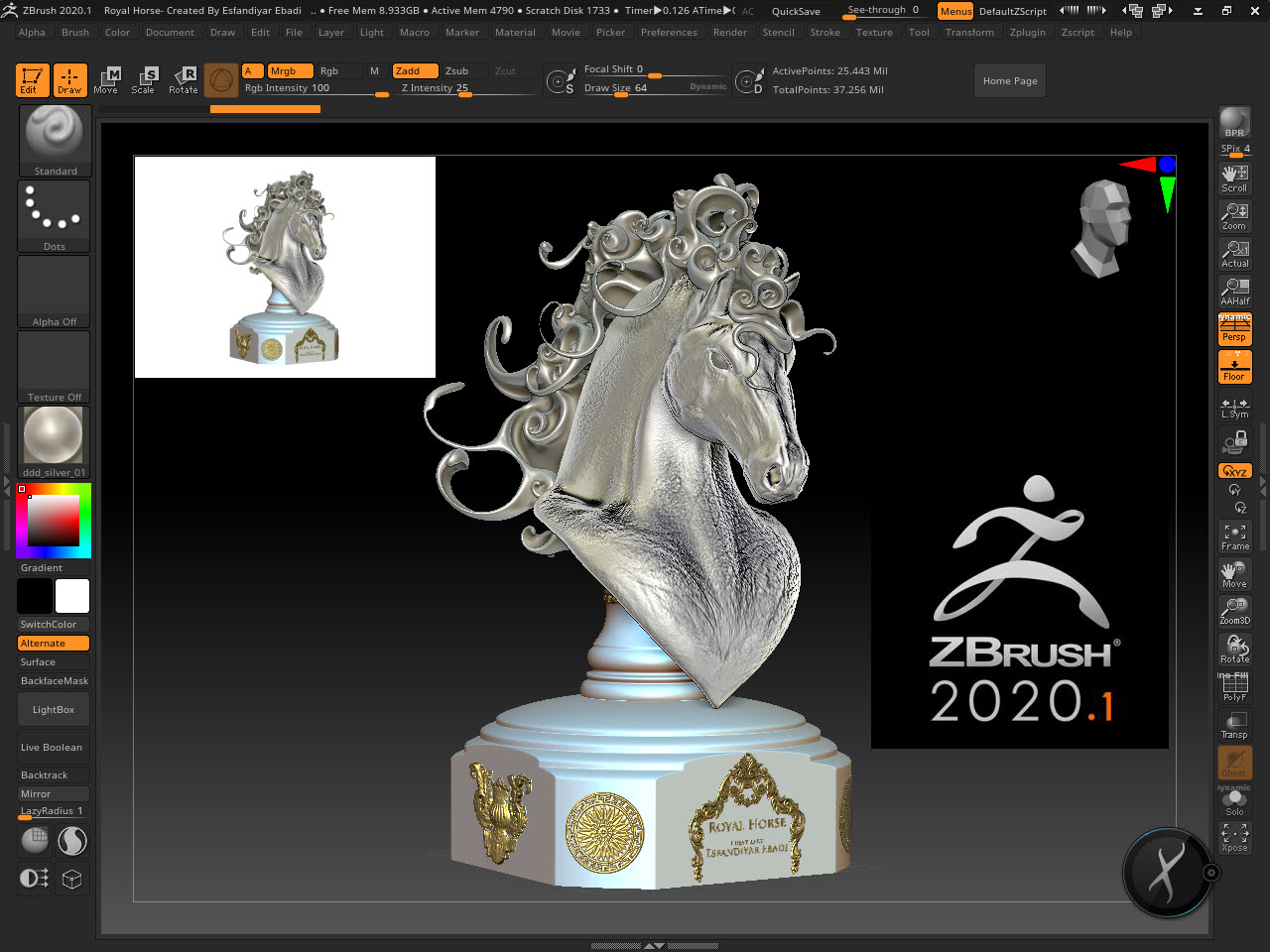 Royal%20Horse%20-%20Created%20By%20Esfandiyar%20Ebadi-%204