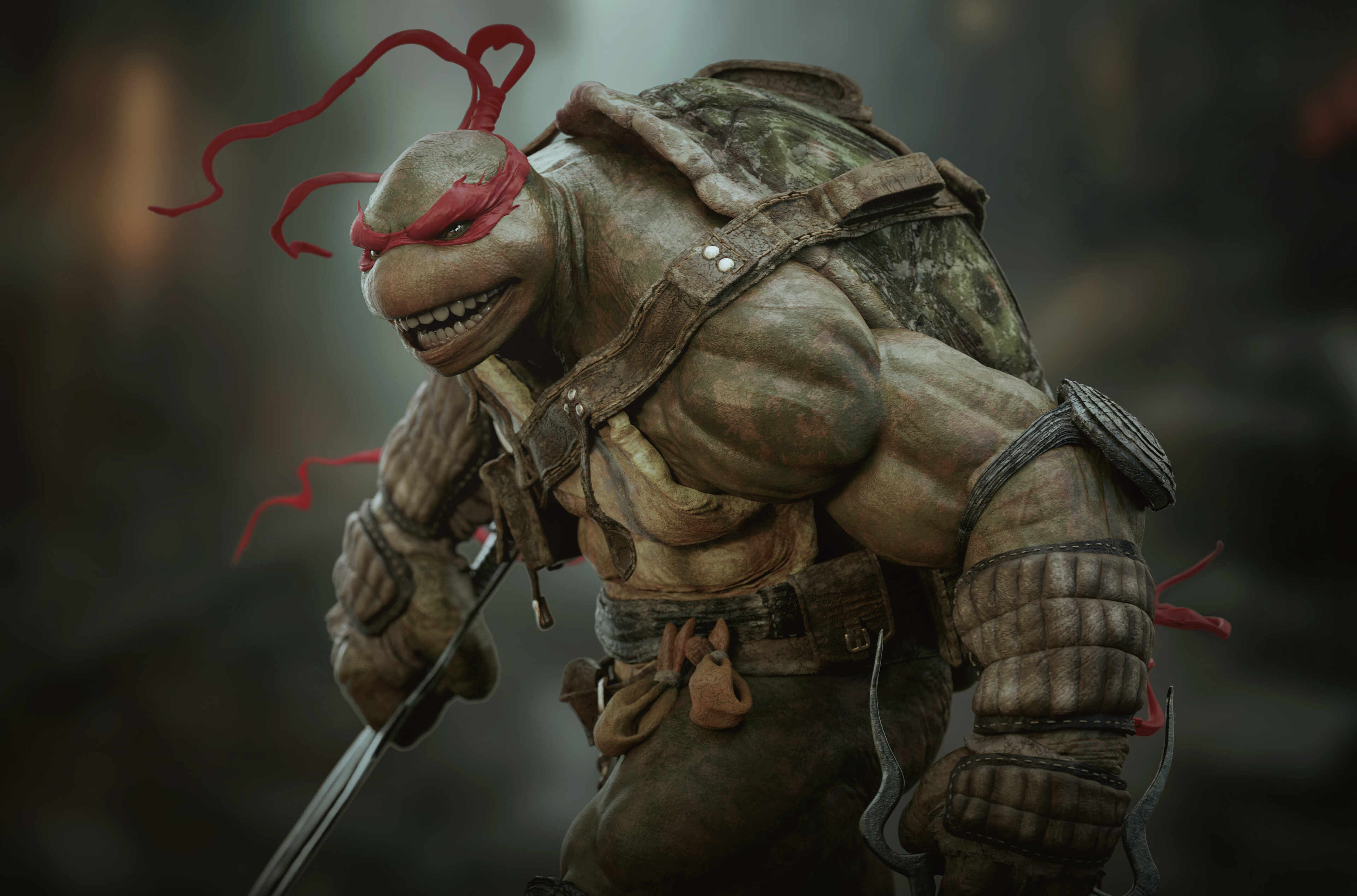 Ninja turtle berzerk pose 3