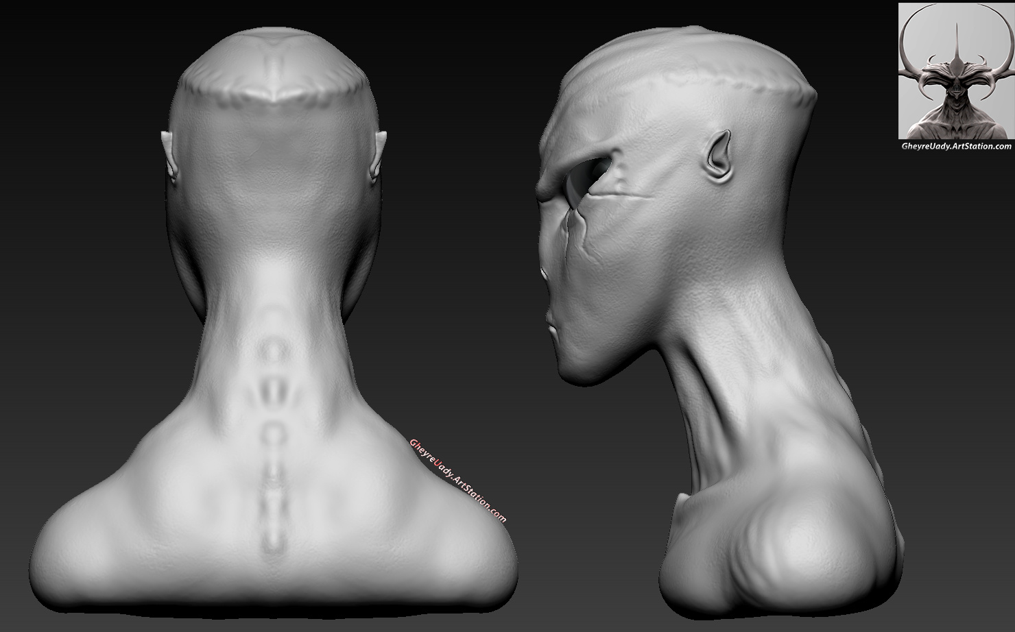 Render Blue Alien 7 roc