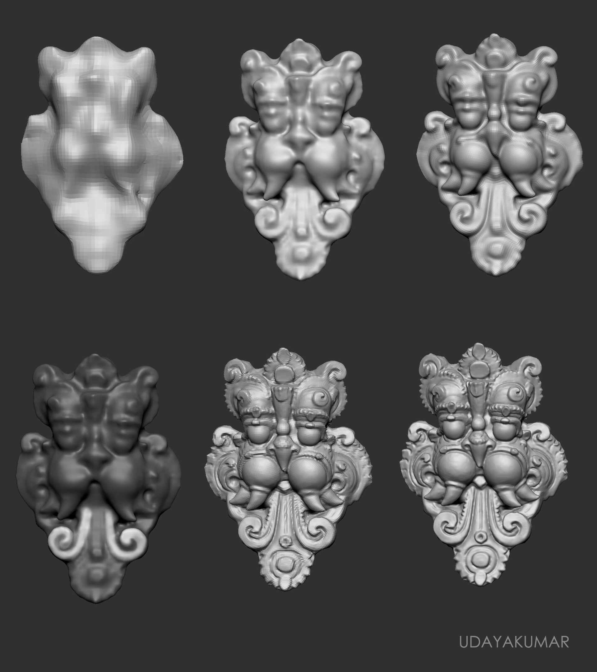 Kirtimukha_Zbrush Sculpt