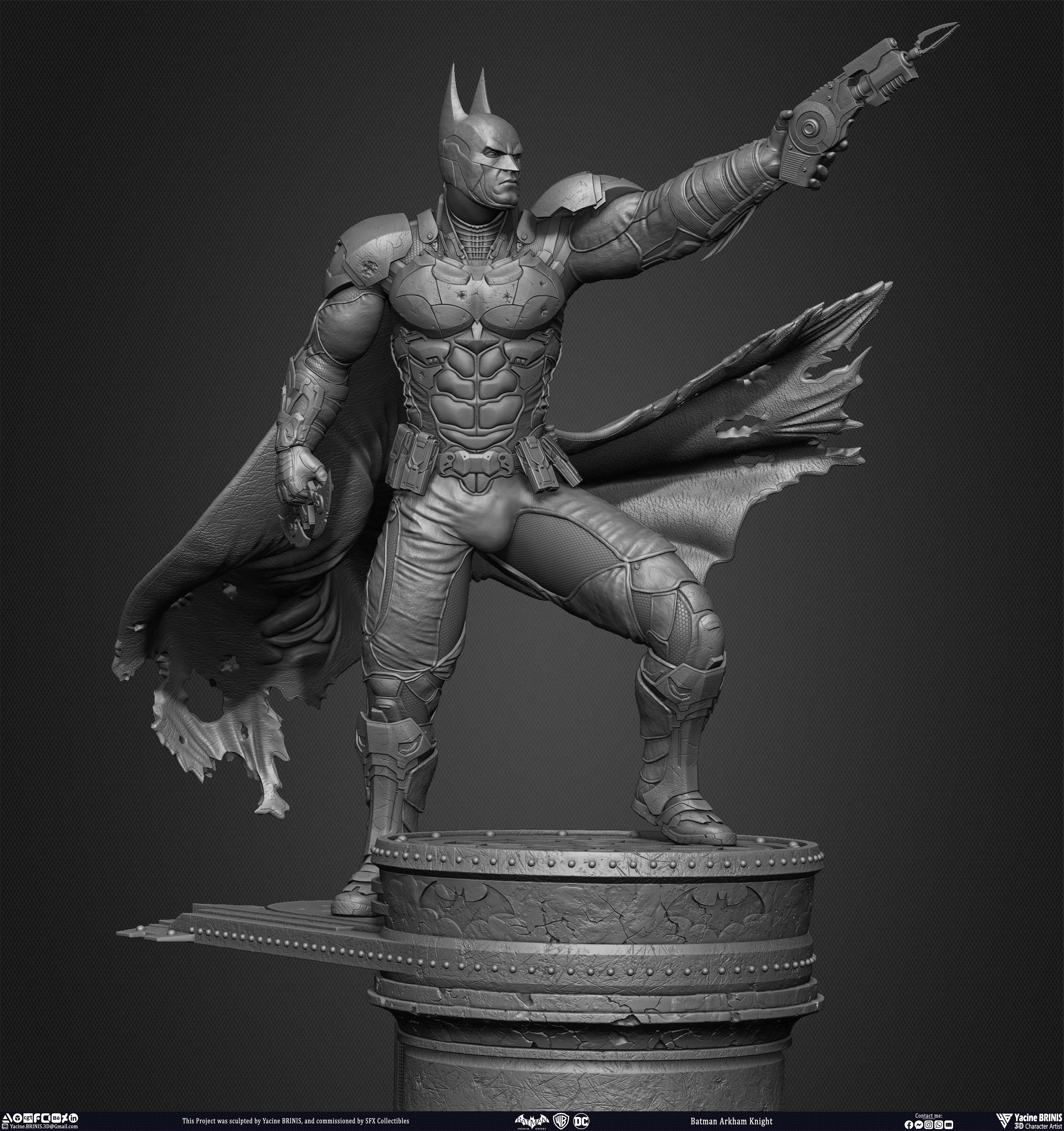 Batman Arkham Knight Worner Bros Vol 05 Sculpted by Yacine BRINIS 005