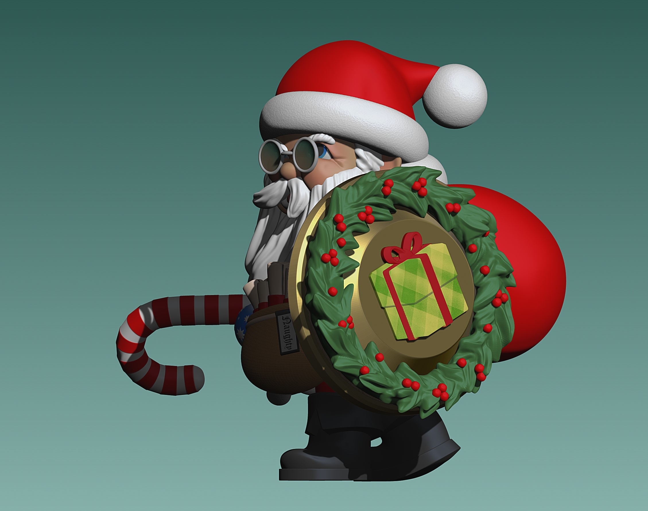 santa zbrush 3