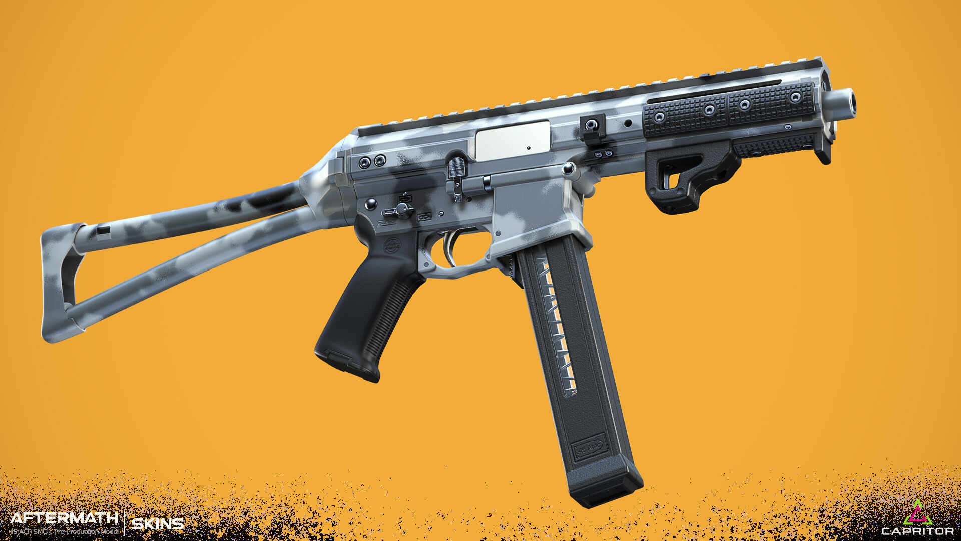 45 ACP SMG Urban Camo Skin By Capritor