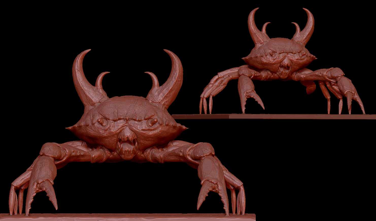 Monster_Crab_Digital_Sculpture_by_SurajitSen_Jul2025_WIP (3)