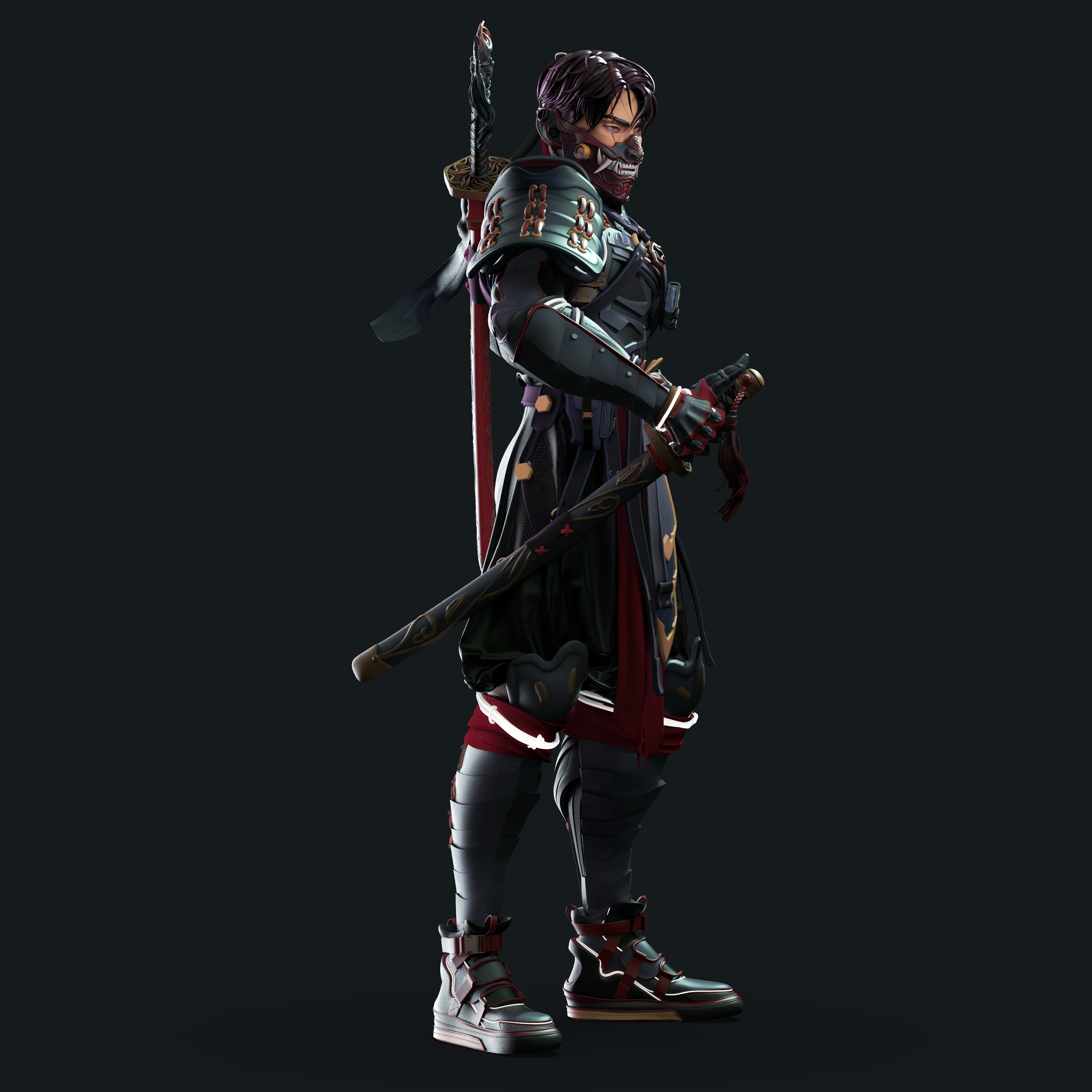 chloeworthy_cyberpunksamurai_3_sideright