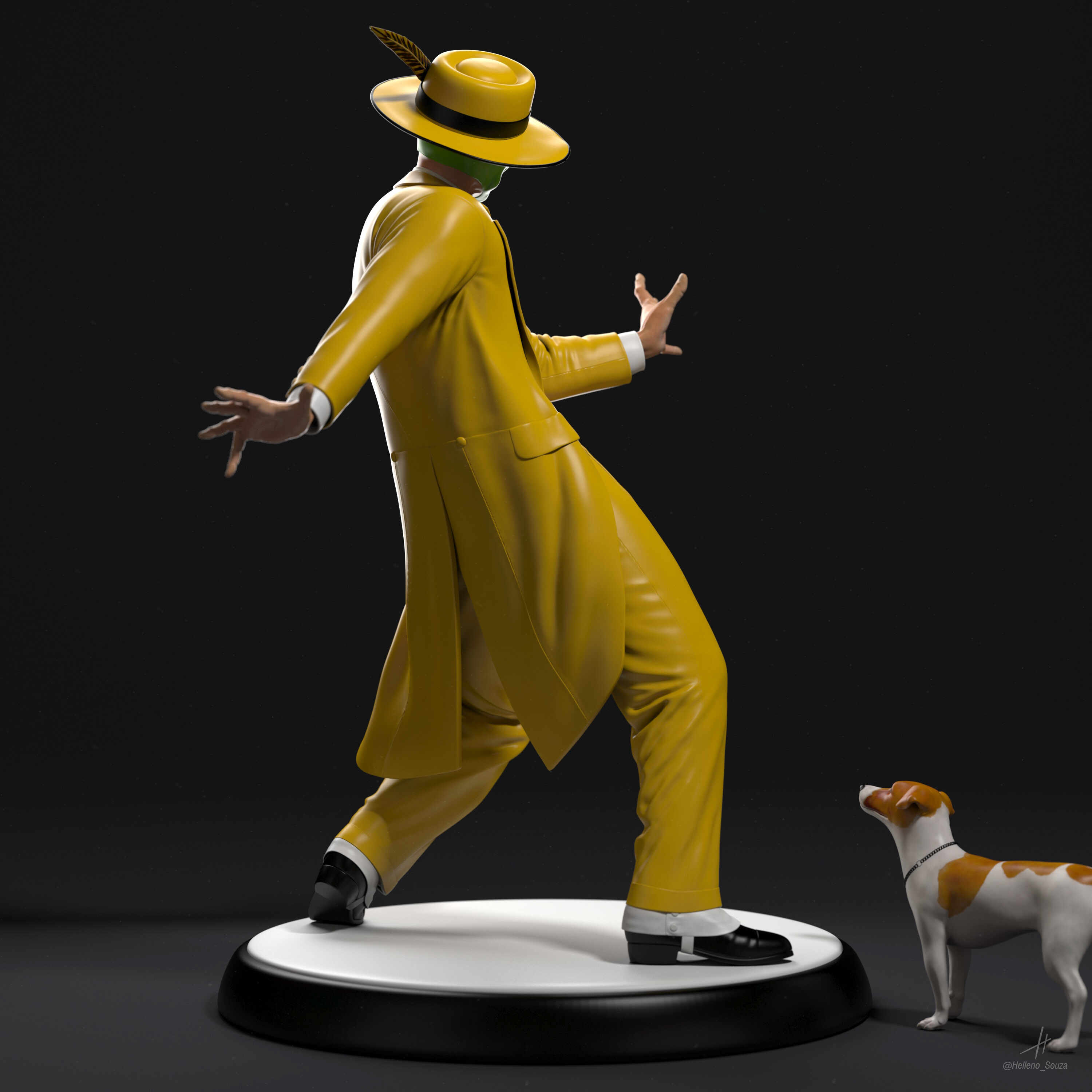 Milo e The Mask - Render3DSMax 05 (Back) (Ass)