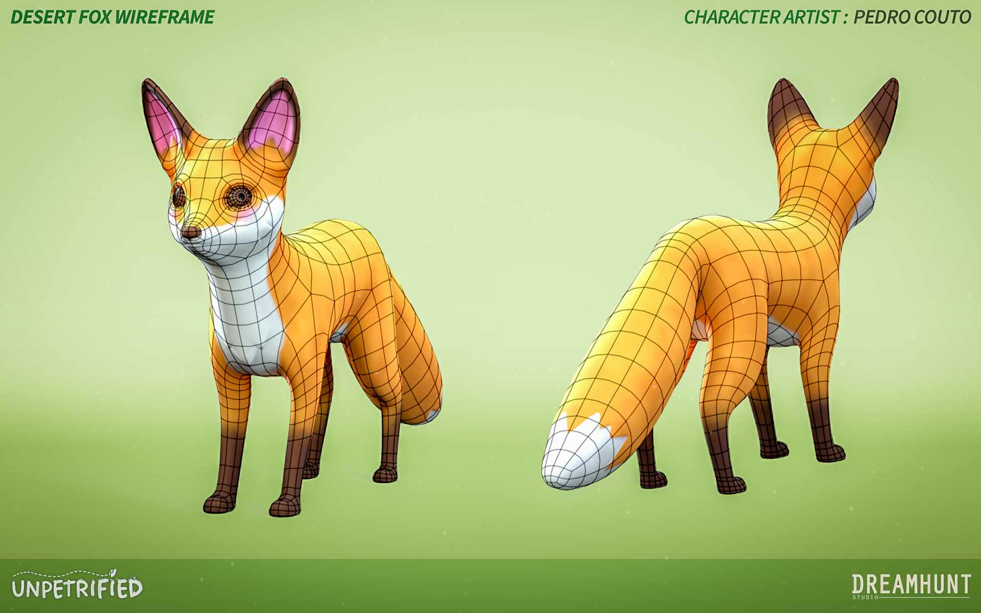 DesertFoxWireframe