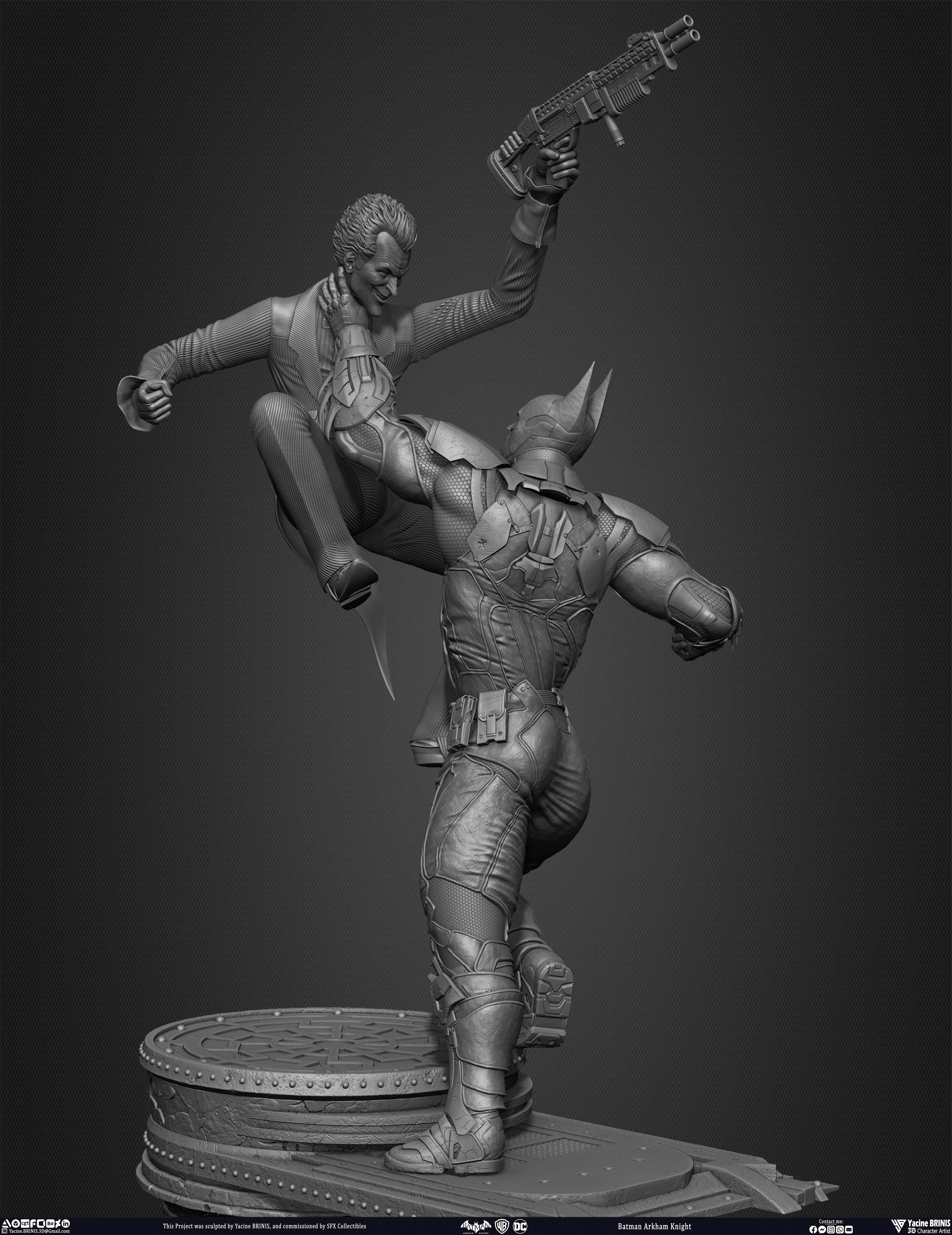 Batman Arkham Knight and Joker Worner Bros Vol 06 Sculpted by Yacine BRINIS 006