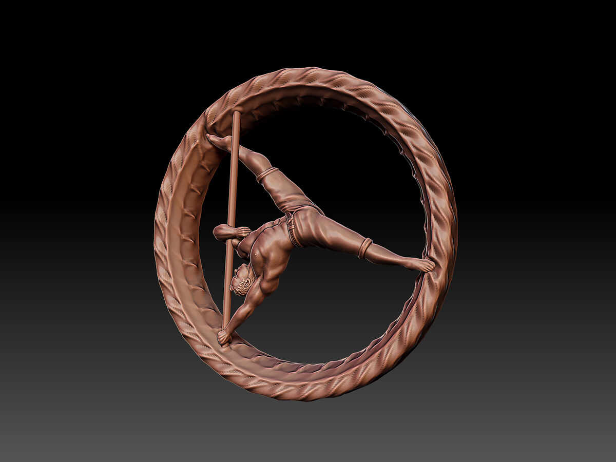 Pole-Dancer_O-Ring - Sculpture 1