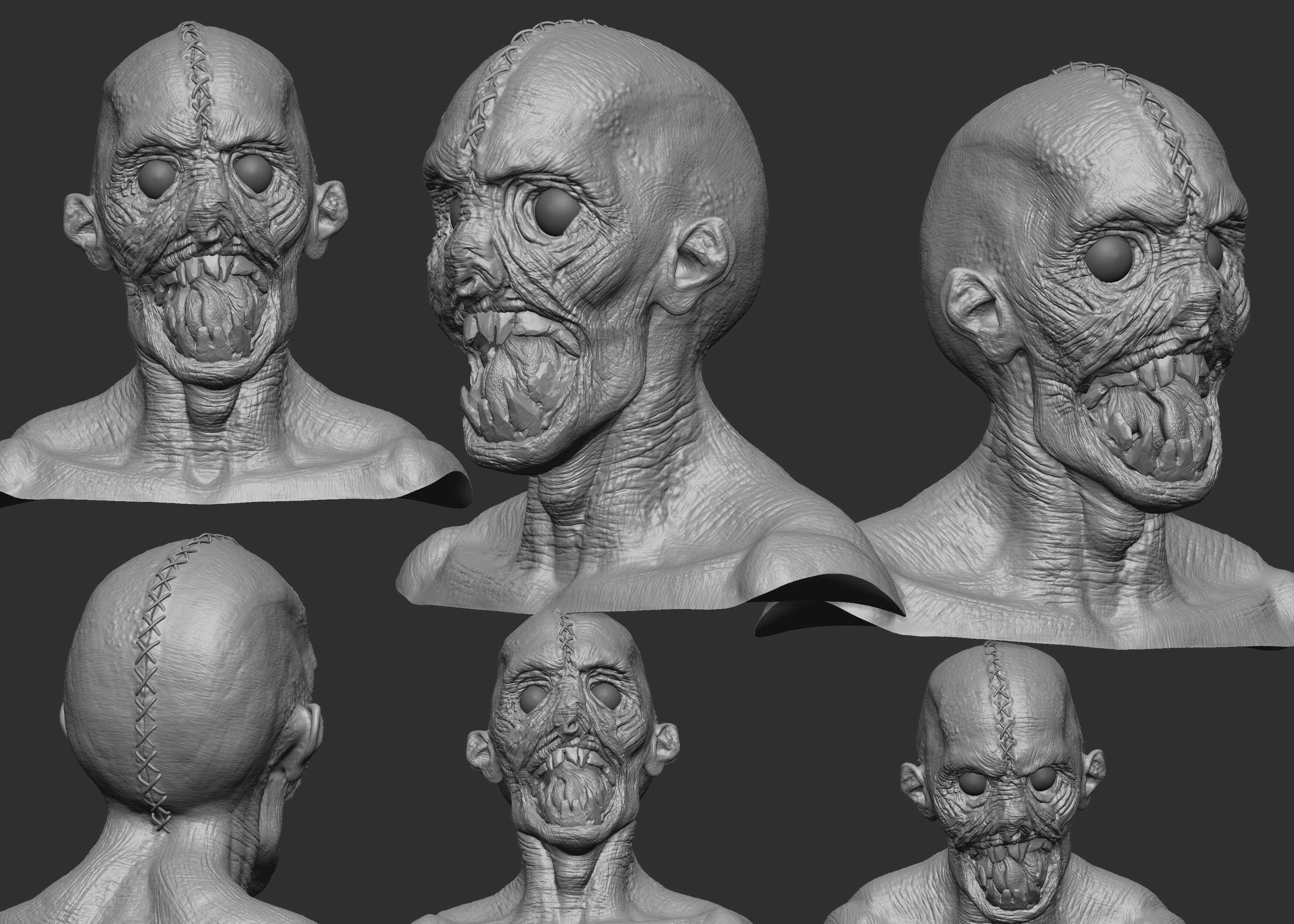 Octcox_Creature_Digital_SCulpture_SurajitSen_April2025_WIP