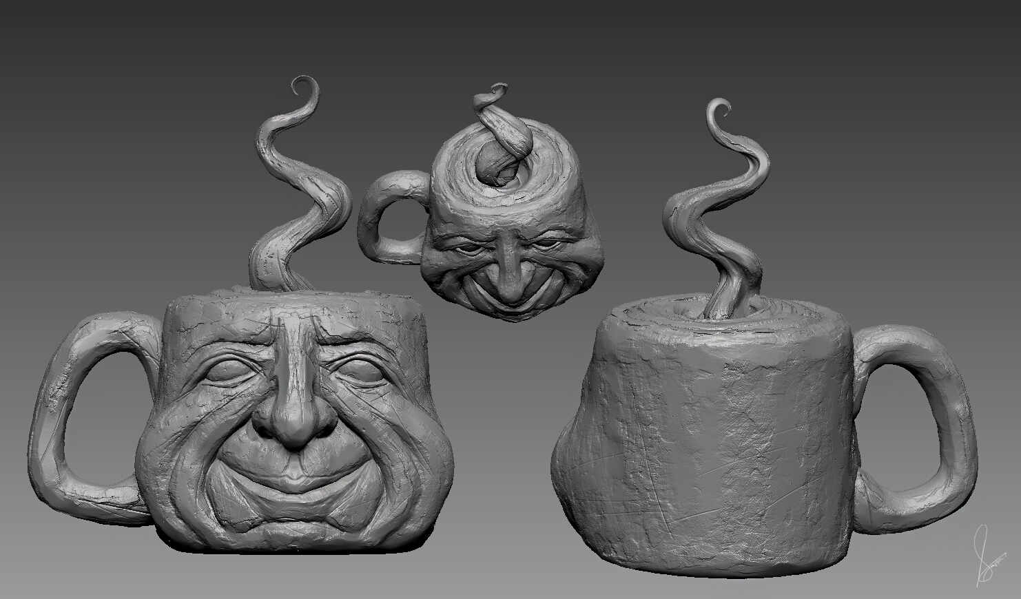 Coffee_mug_Digital_Sculpture_SurajitSen_Nov2025_WIP