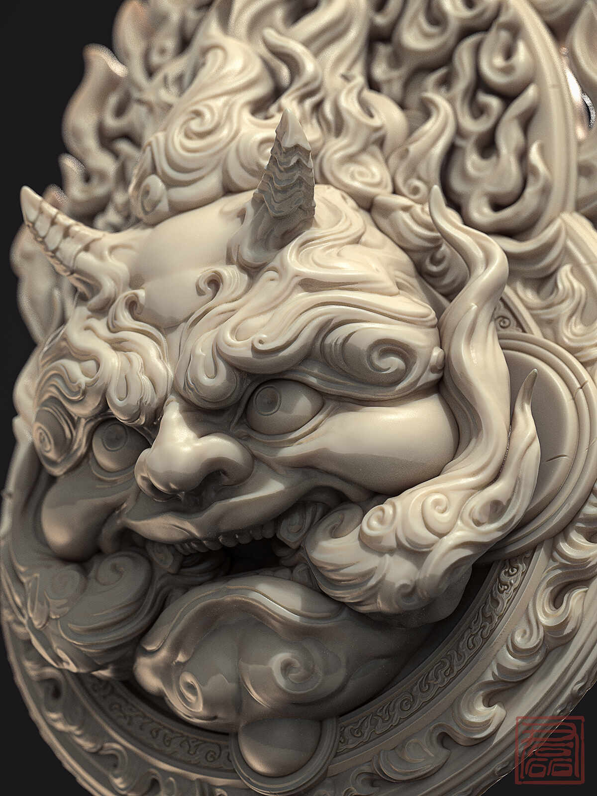 Hannya_Statue2