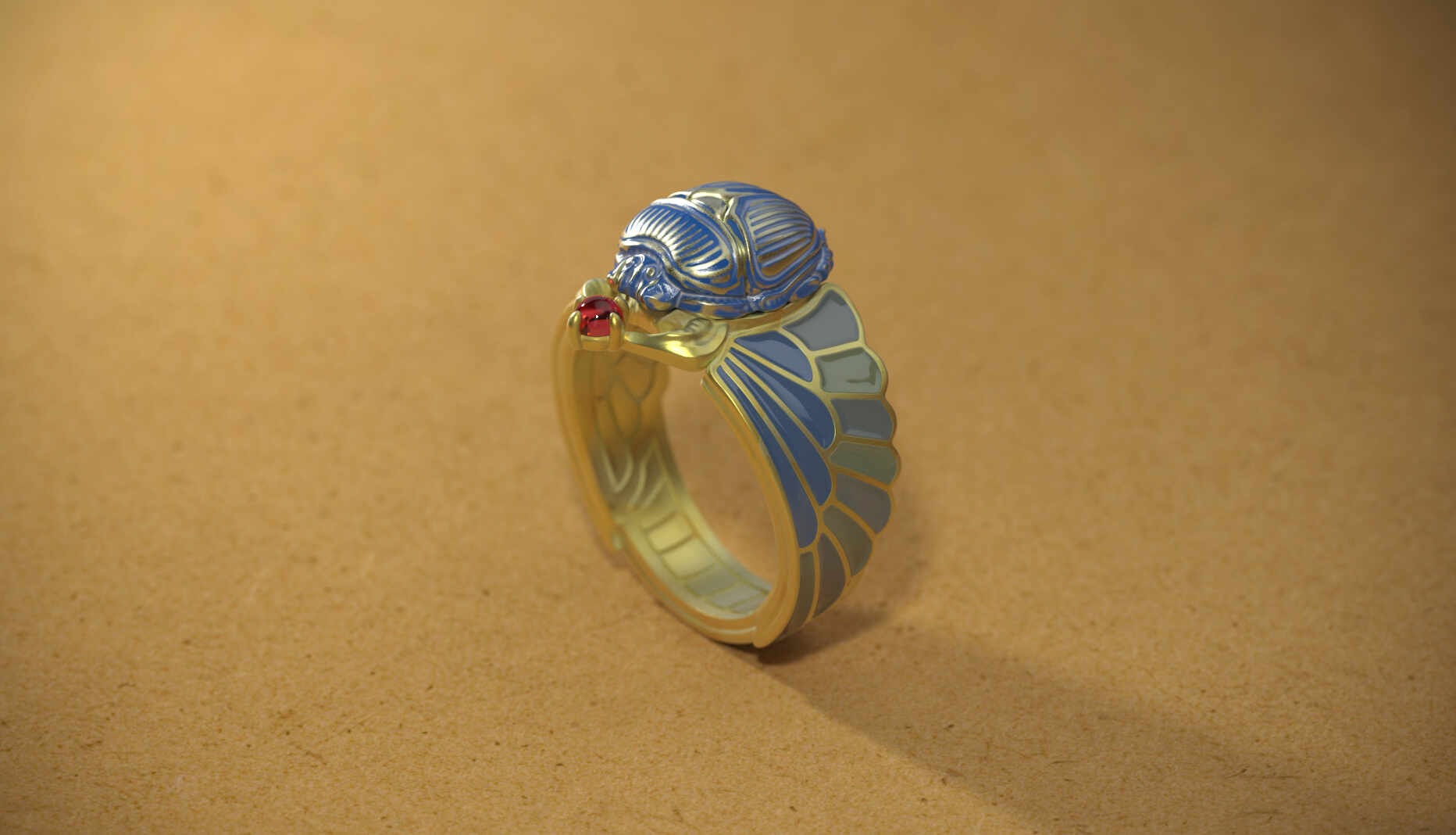 Scarab Ring KSR2