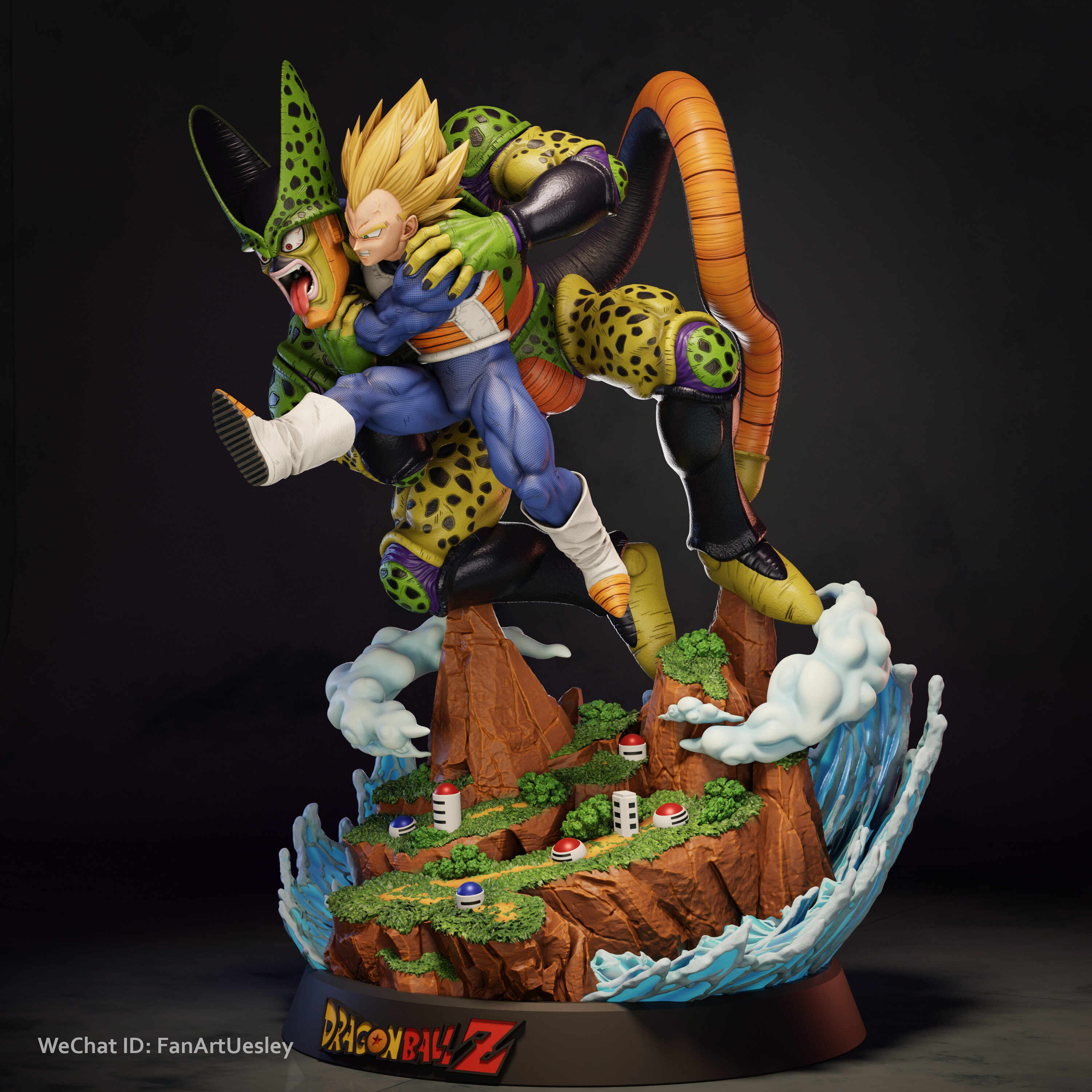 FanArtUesley-CellvsVegeta-04