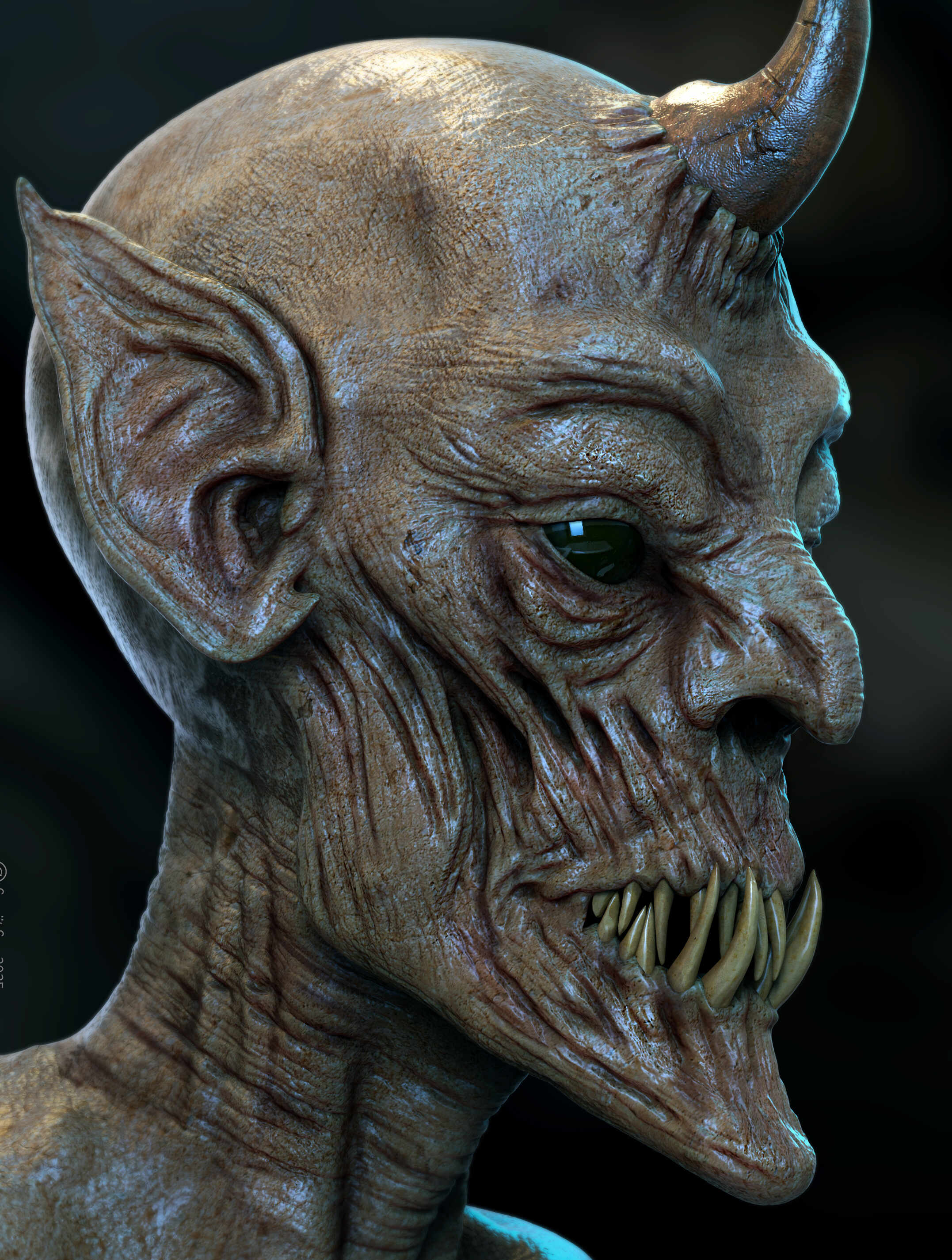 OREX_Creature_Digital_Sculpture_SurajitSen_May2025A1