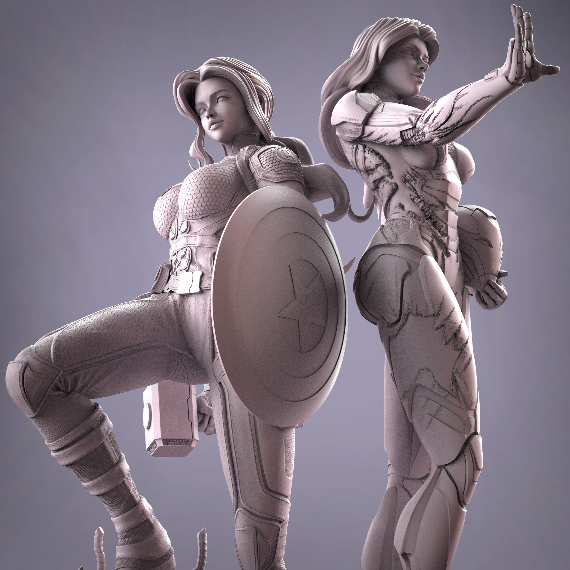 iron y capi 1X1 clay