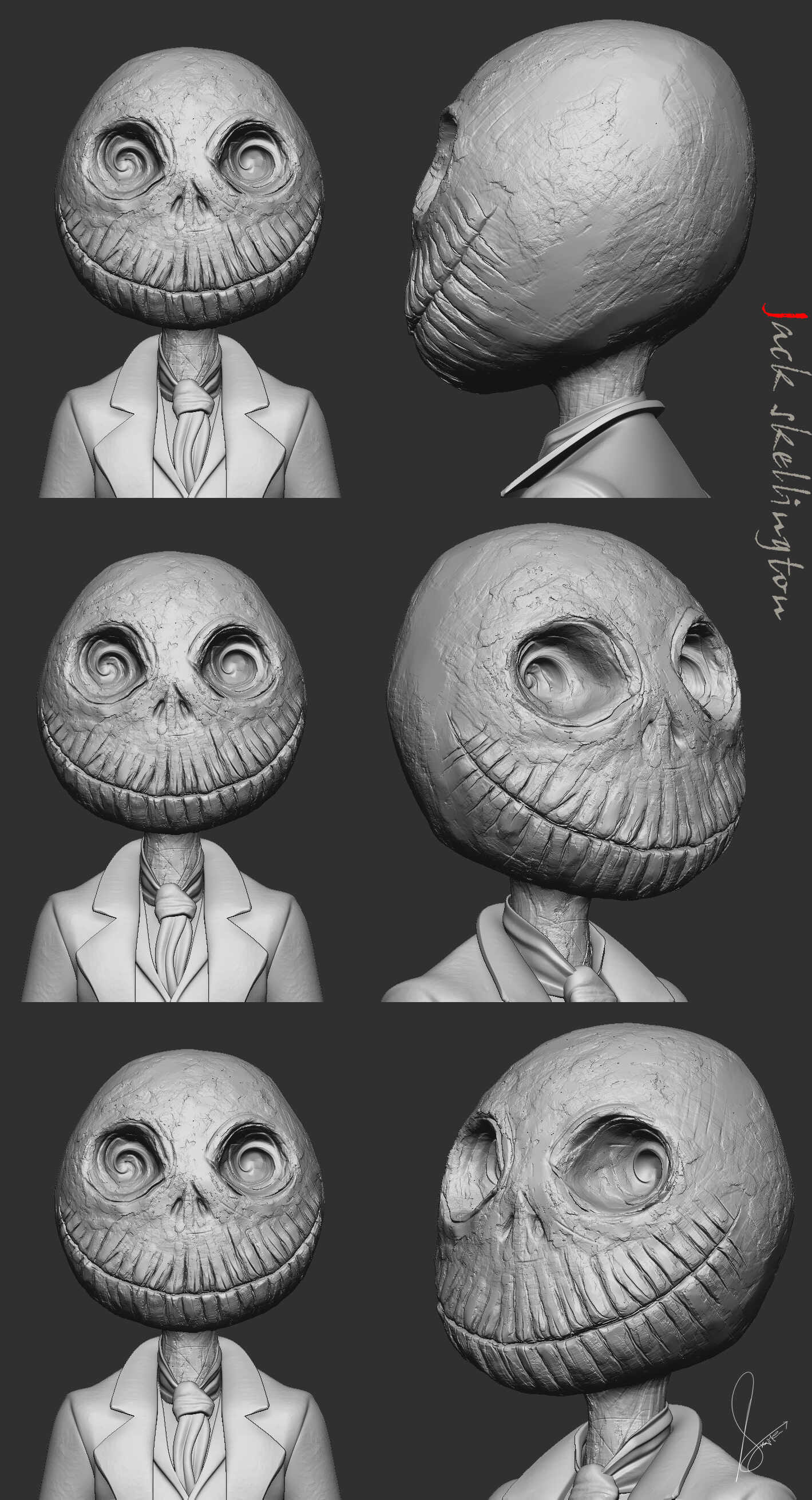 Jack skellington_Digital_Sculpture_SurajitSen_Nov2025_WIP