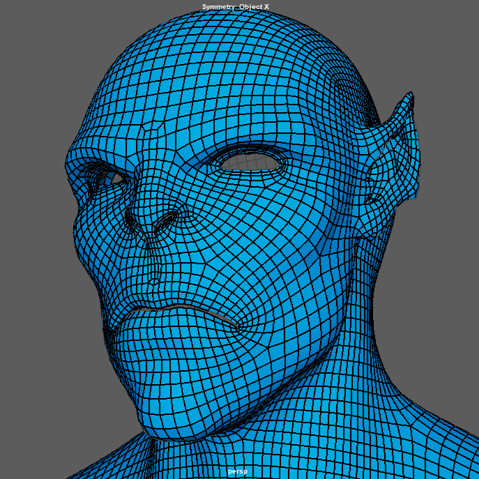 Orc Head_by @Gheyreuady (11)Retopology