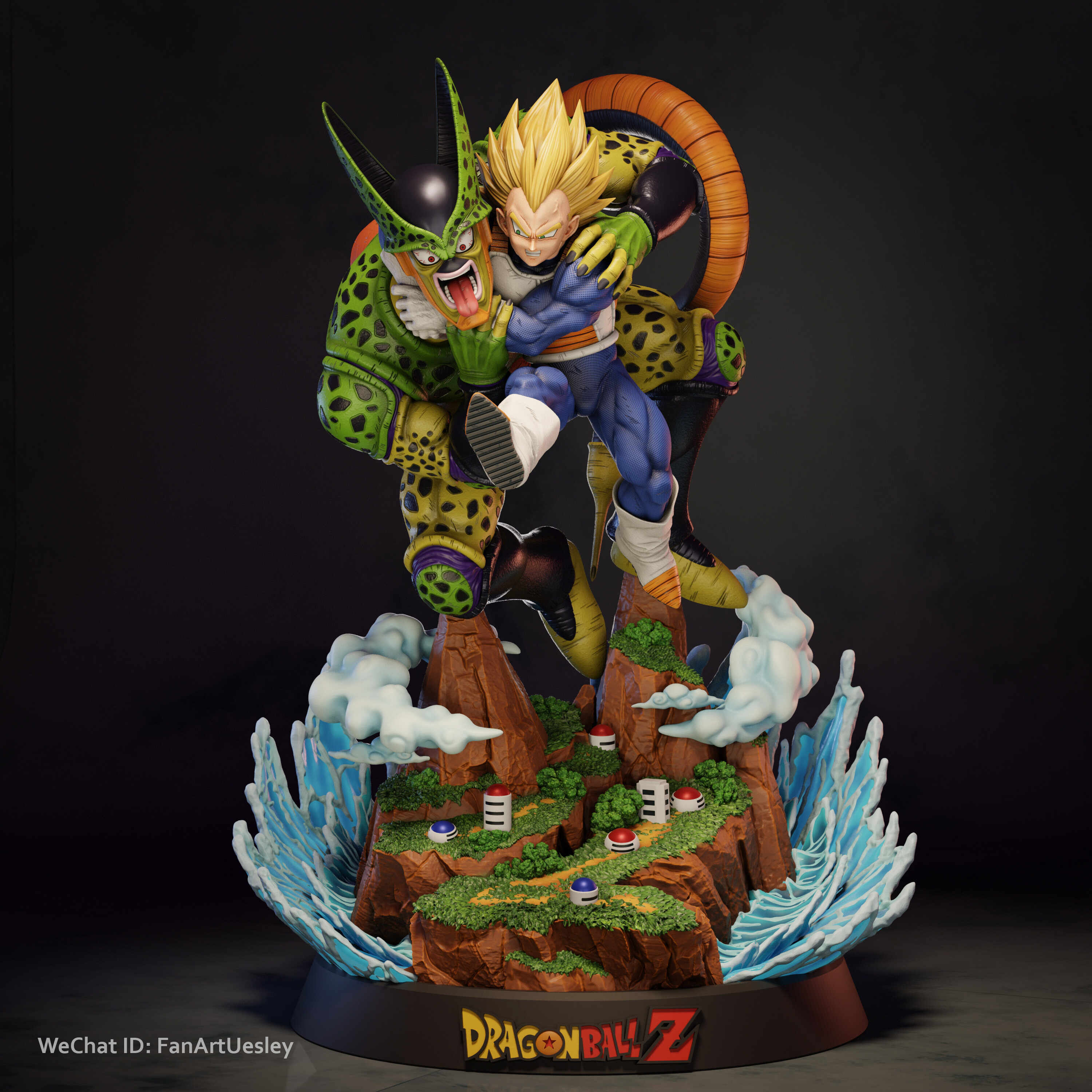 FanArtUesley-CellvsVegeta-03