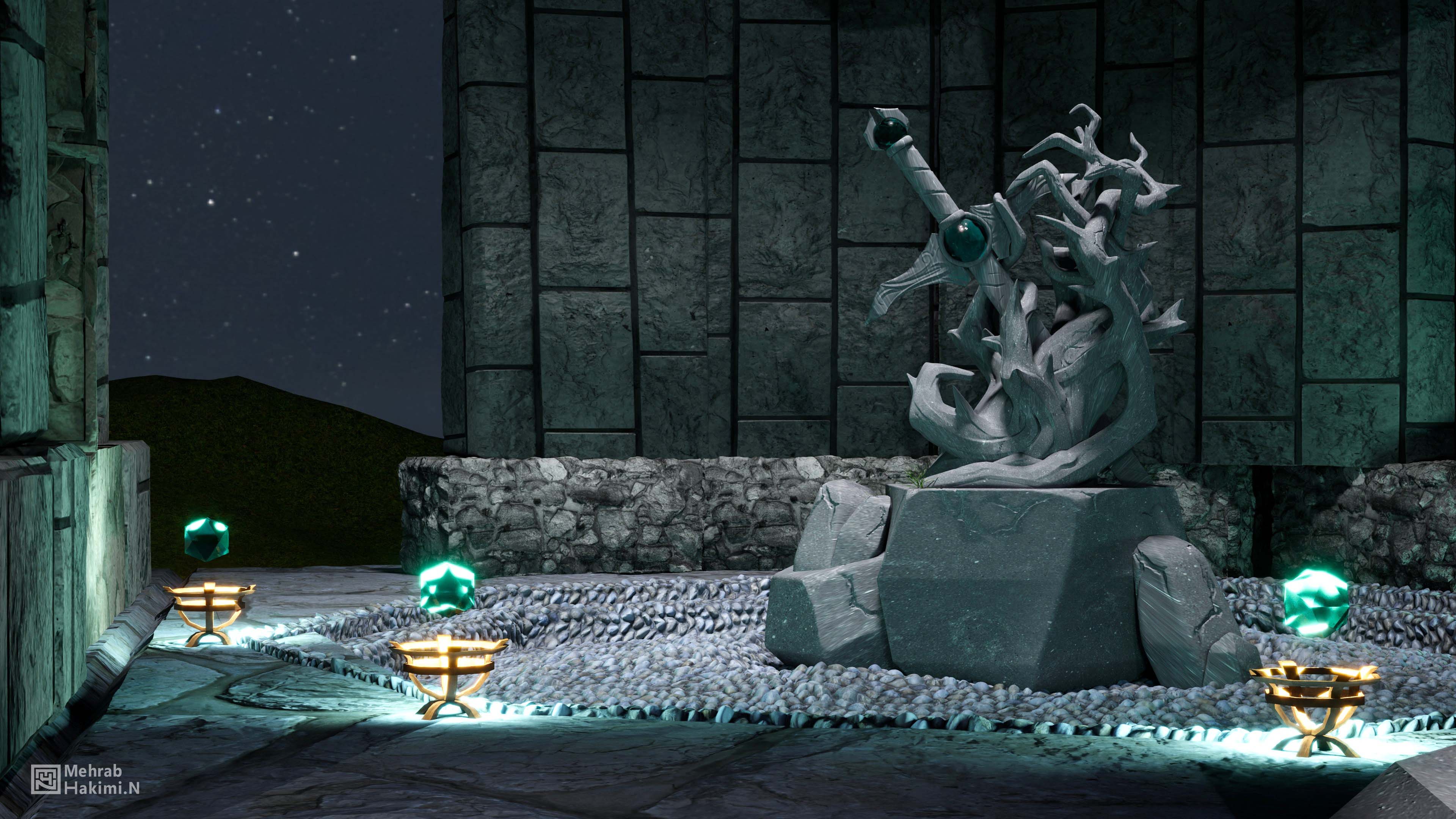 Mehrab Hakimi Tree of the fallen titan R-01