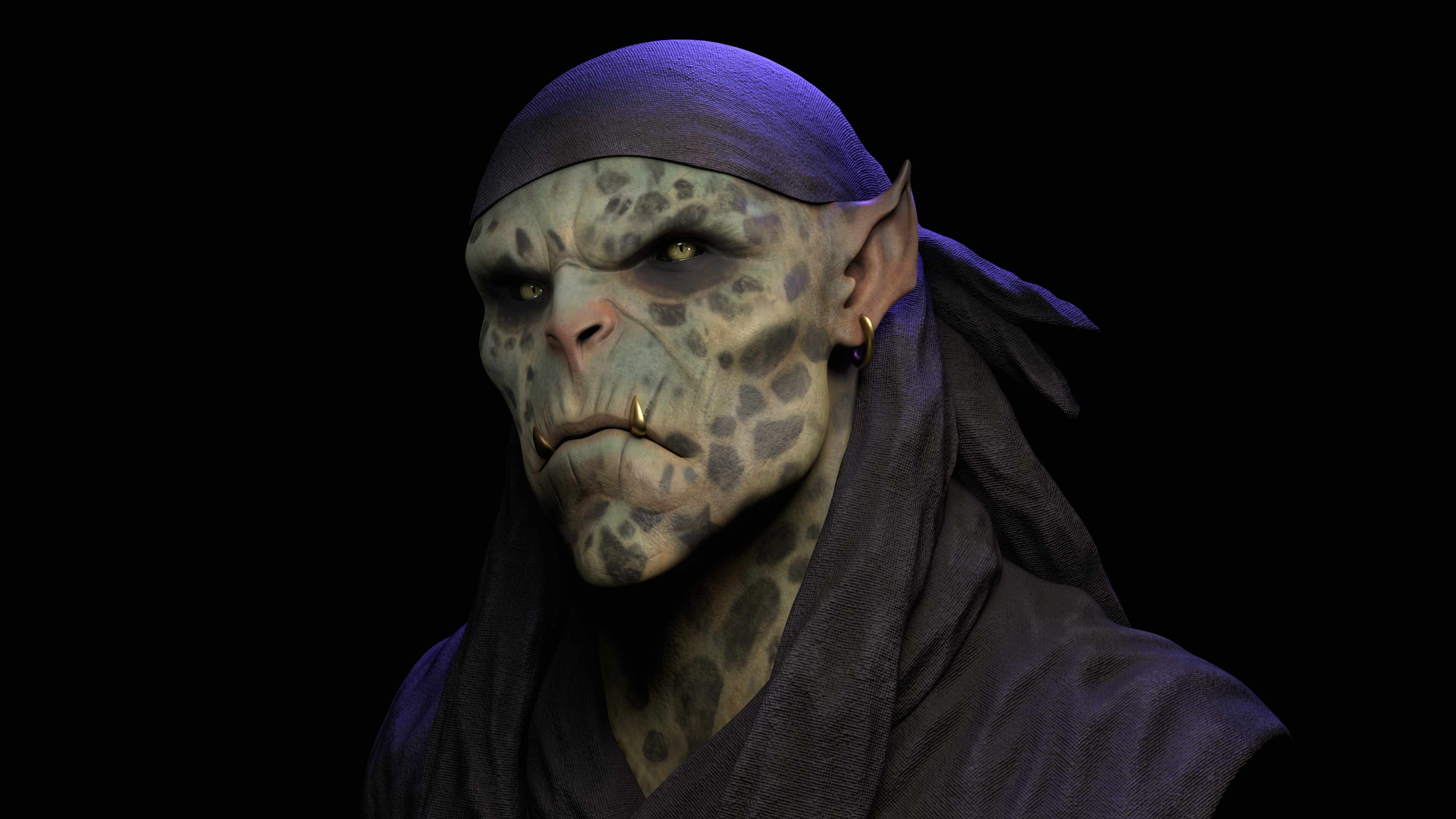 Orc Head_by @Gheyreuady (1) 3840x2160