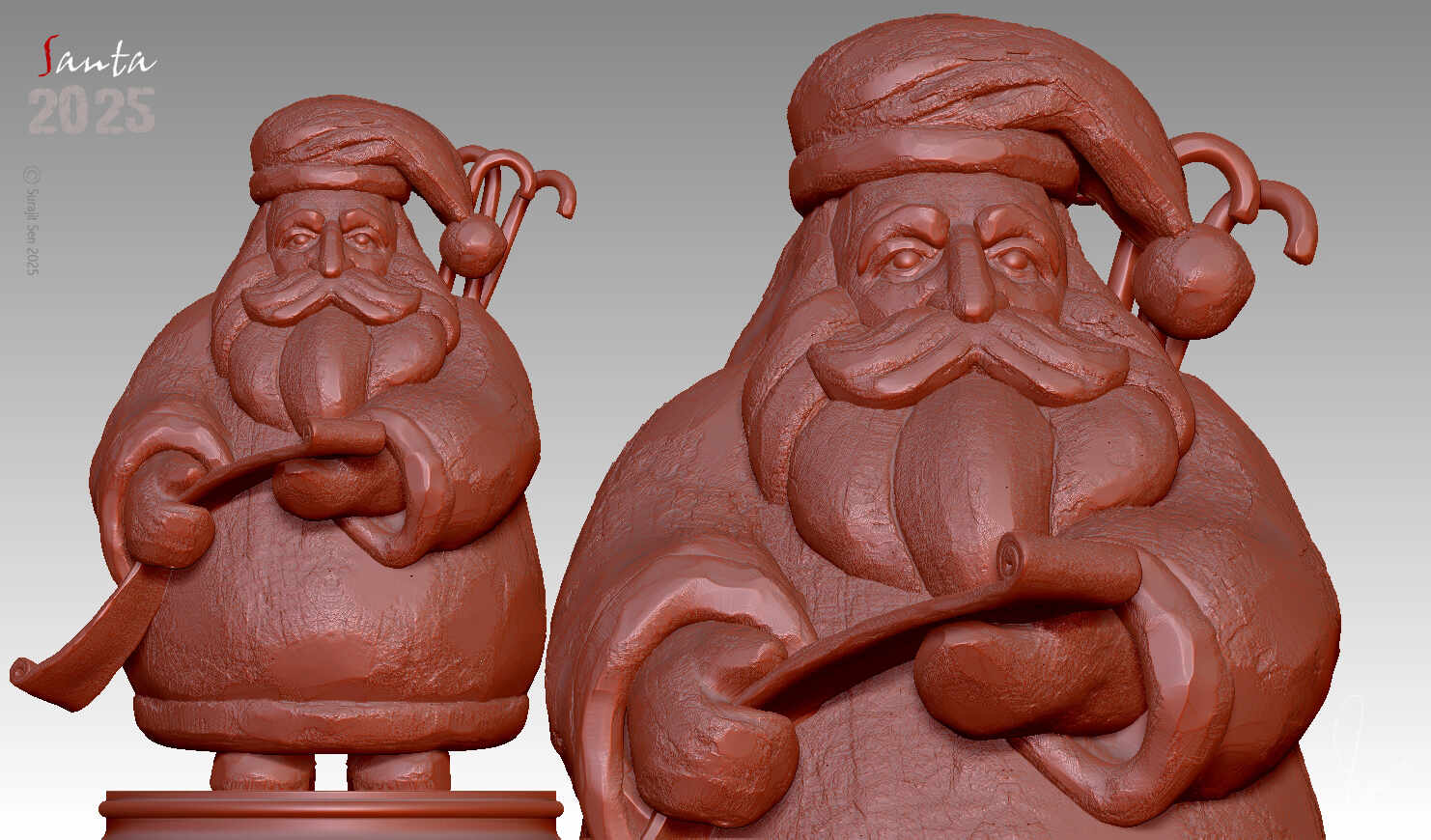Santa_Digital_Sculpture_SurajitSen_Dec2025_WIP