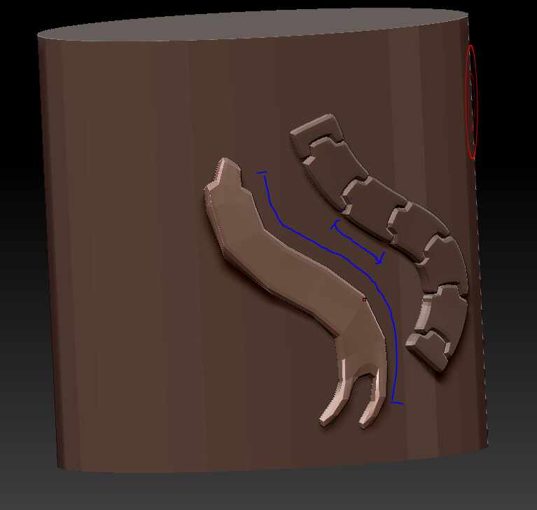 curve deform a one mesh.PNG