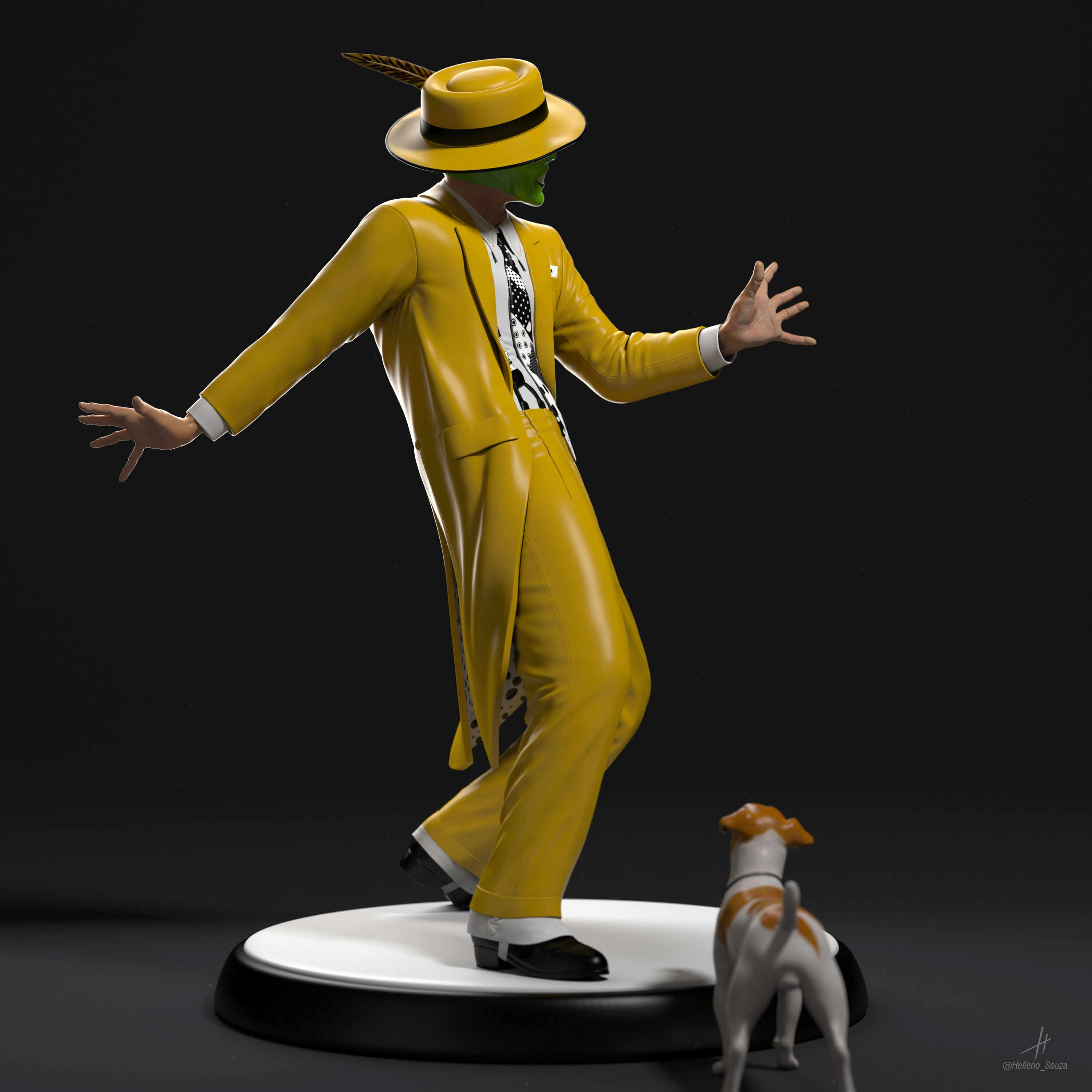 Milo e The Mask - Render3DSMax 04 (Back-R) (Ass)