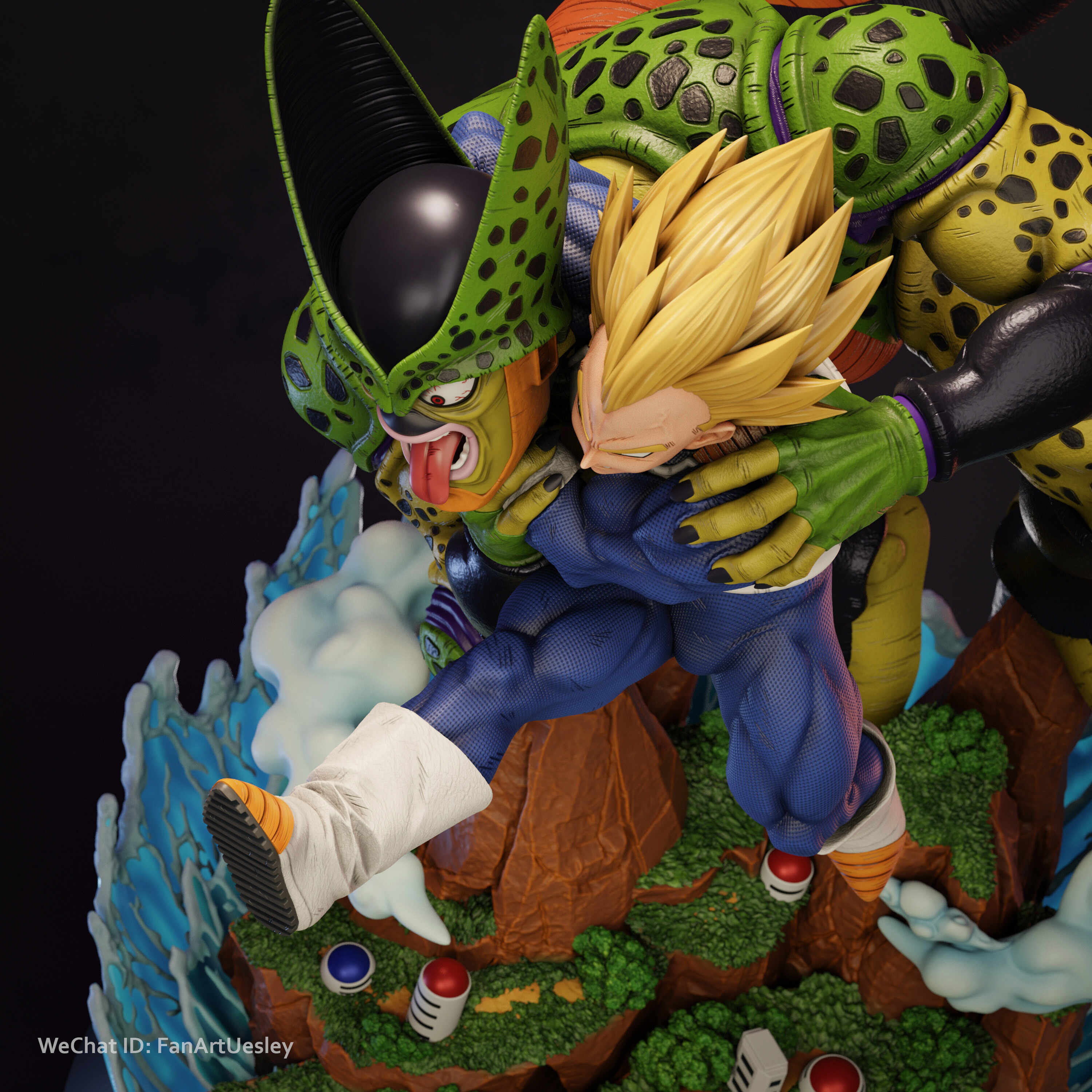 FanArtUesley-CellvsVegeta-09