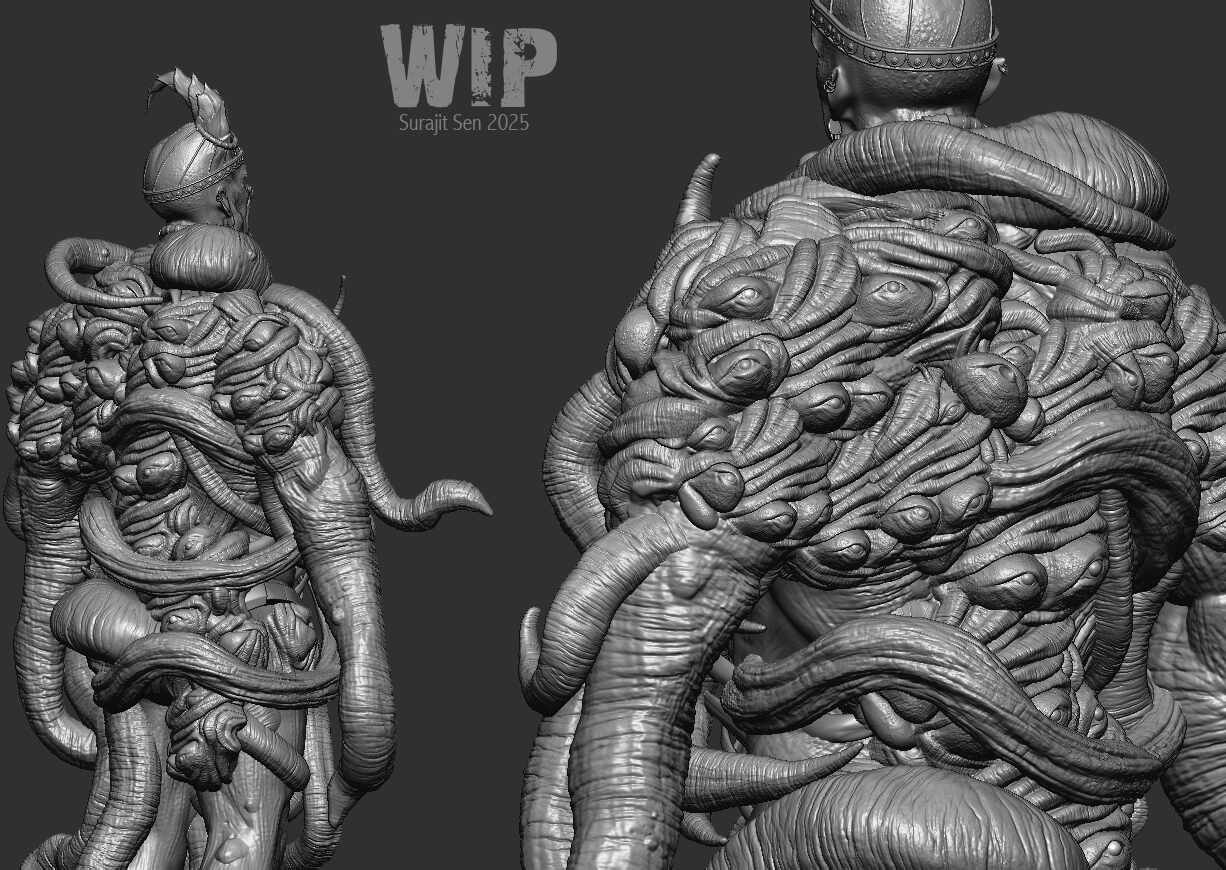 शैतान_Shaitan_Digital_SCulpture_SurajitSen_Oct2025_WIPD