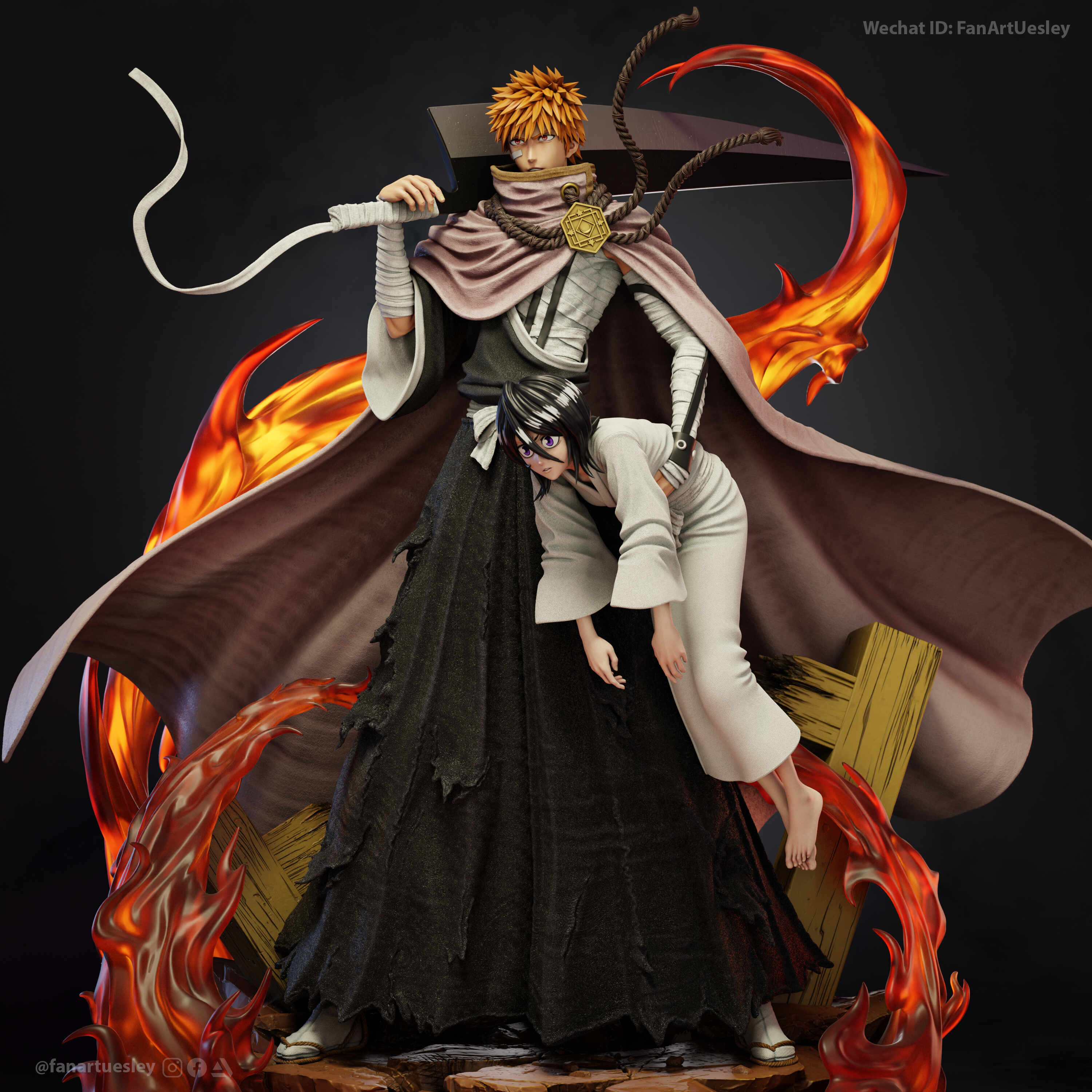 FanArtUesley-IchigoRukia-03