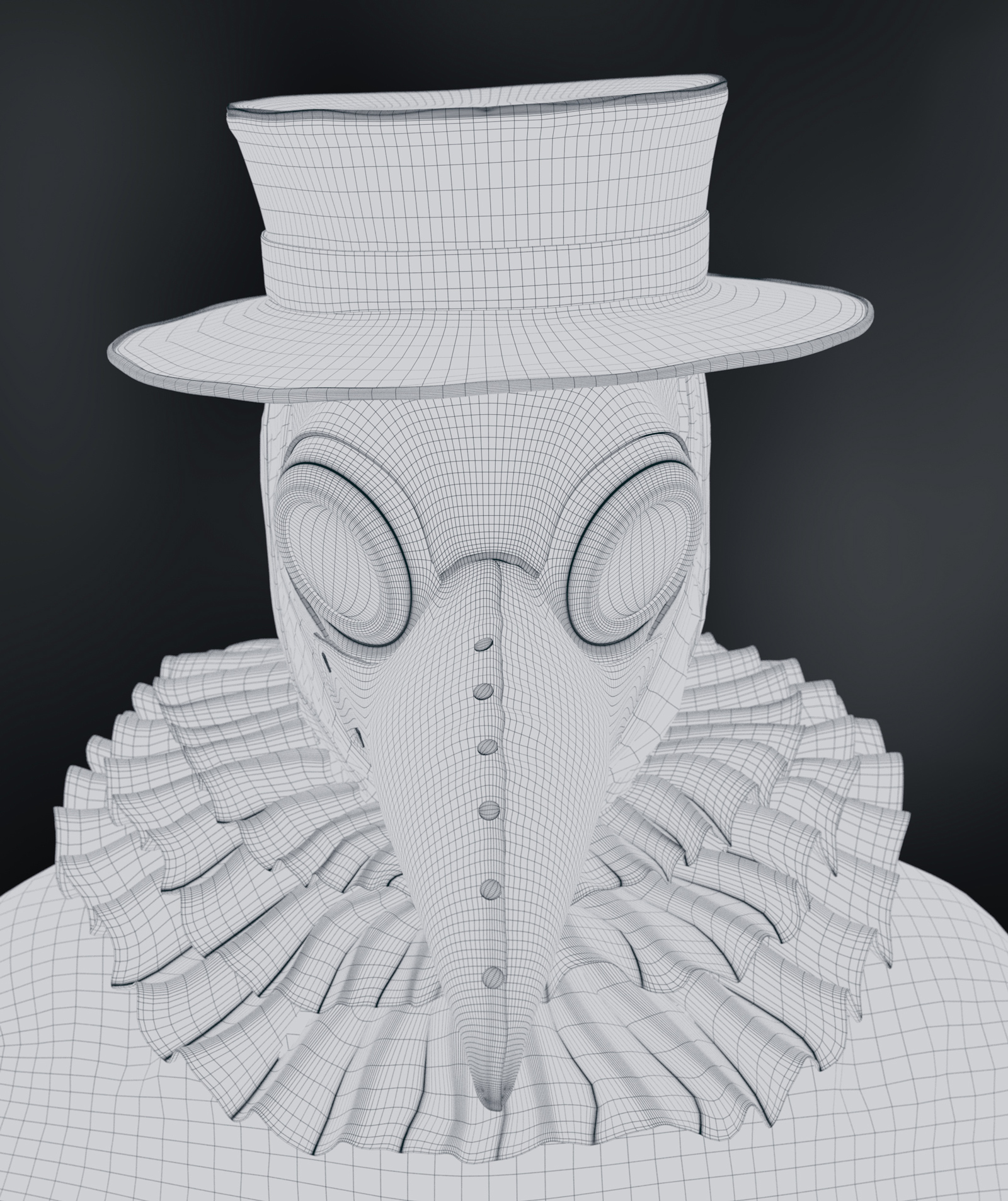 PlagueDoctor_WireframeSFW