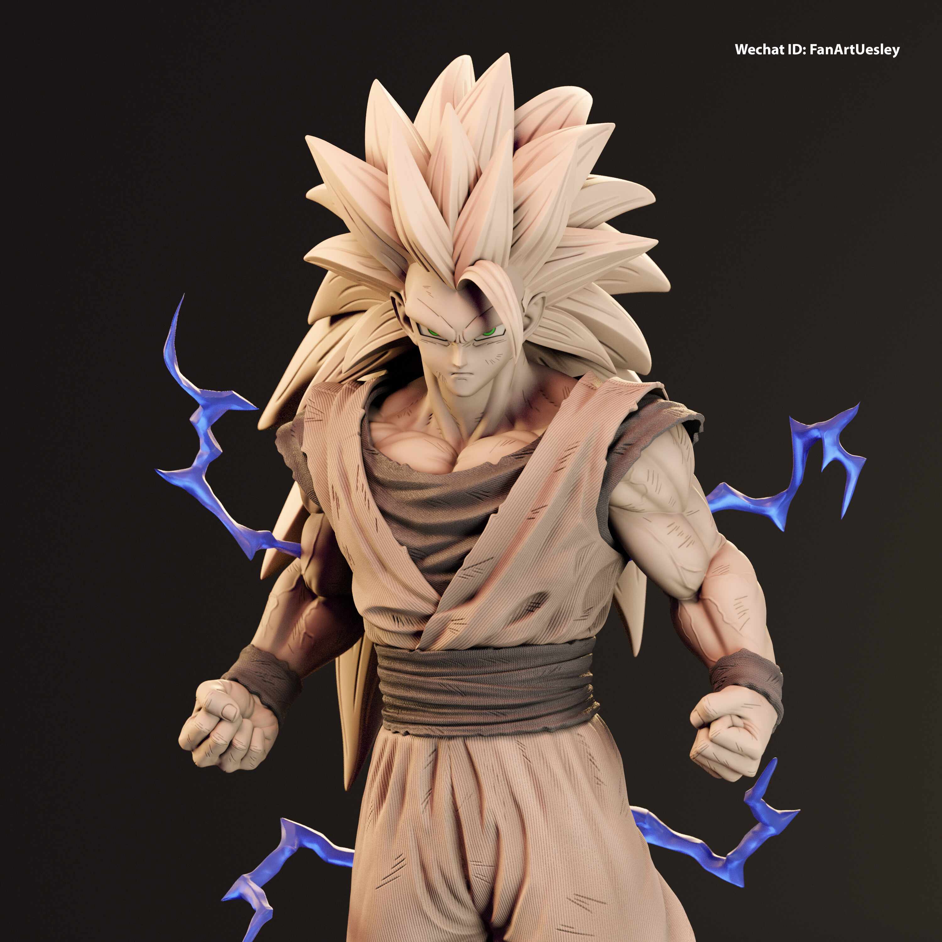 FanArtUesley-GokuSSj3-03